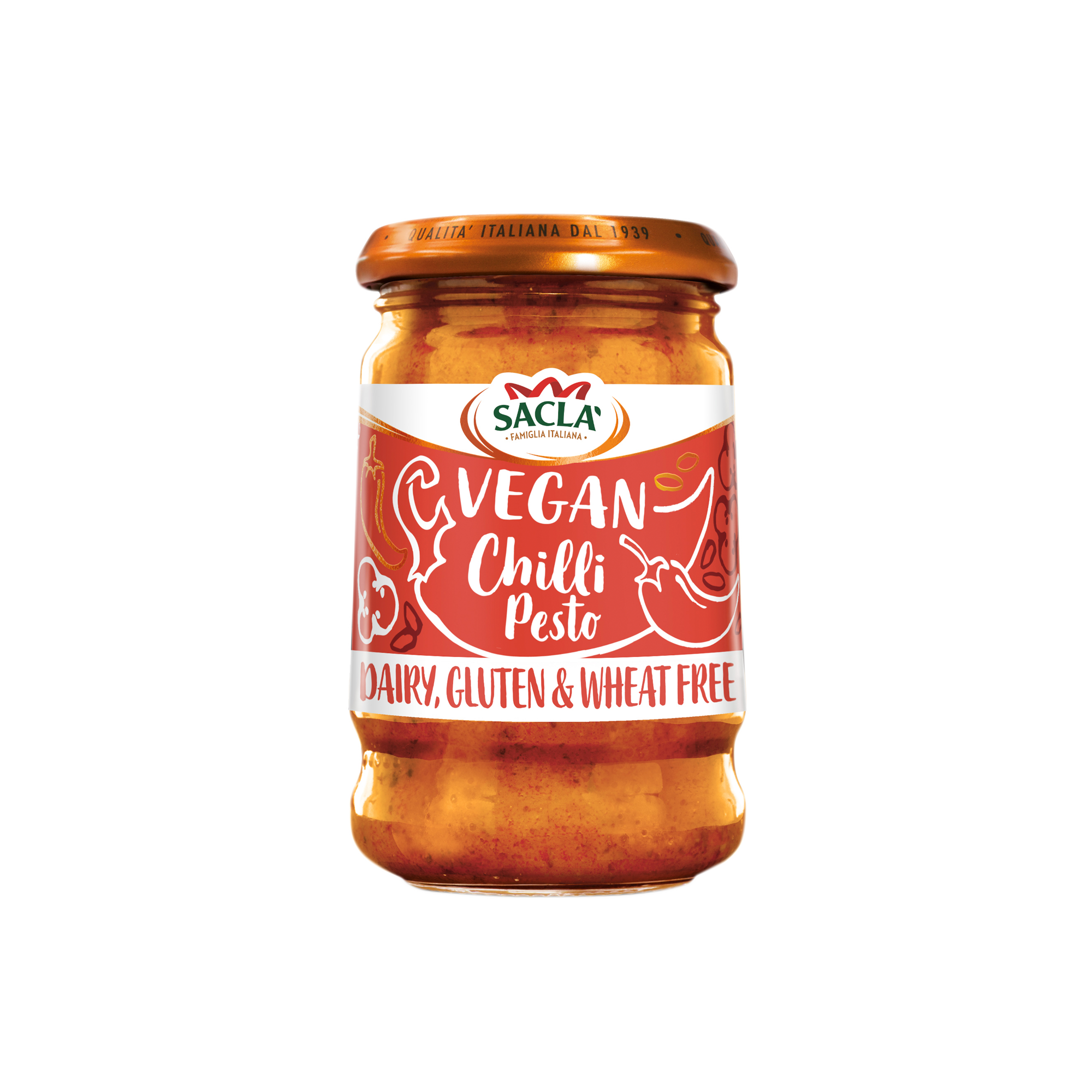 *VEGAN CHILLI PESTO 6X190G *VEGAN CHILLI PESTO 6X190G