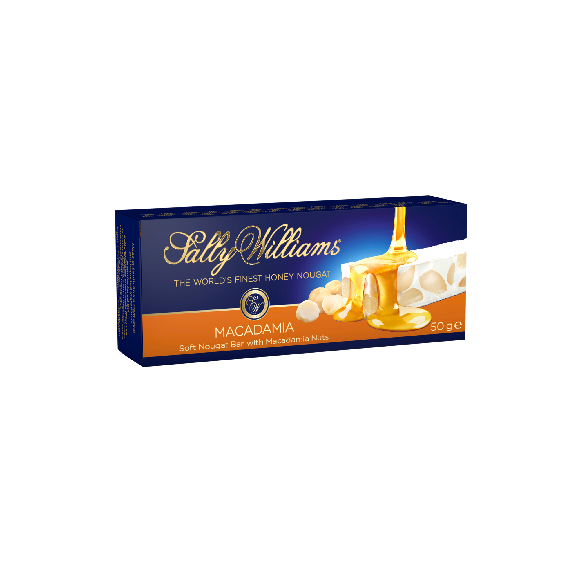 SOFT NOUGAT BAR/MACADAMIA NUTS 50G