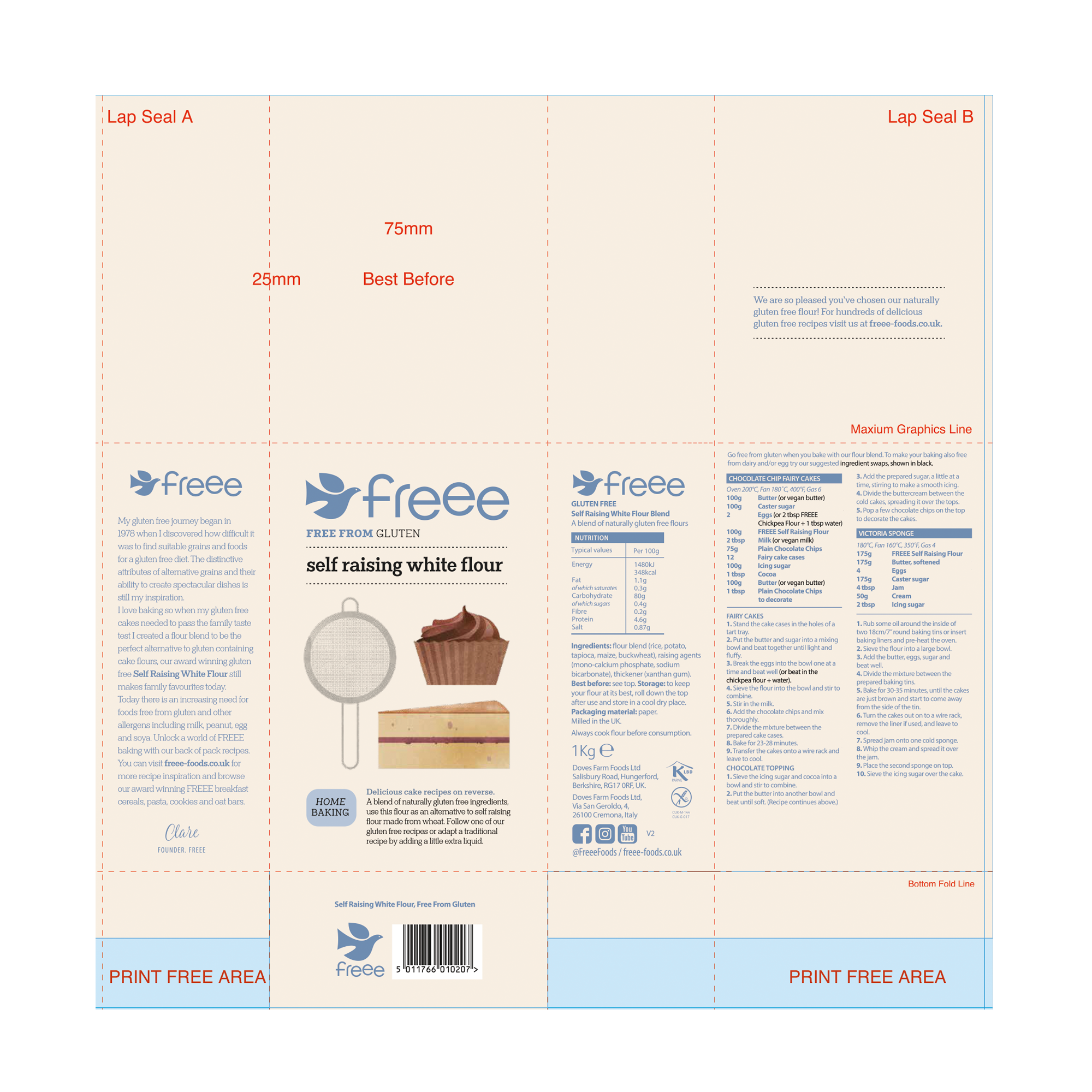 GF SELF RAISING FLOUR