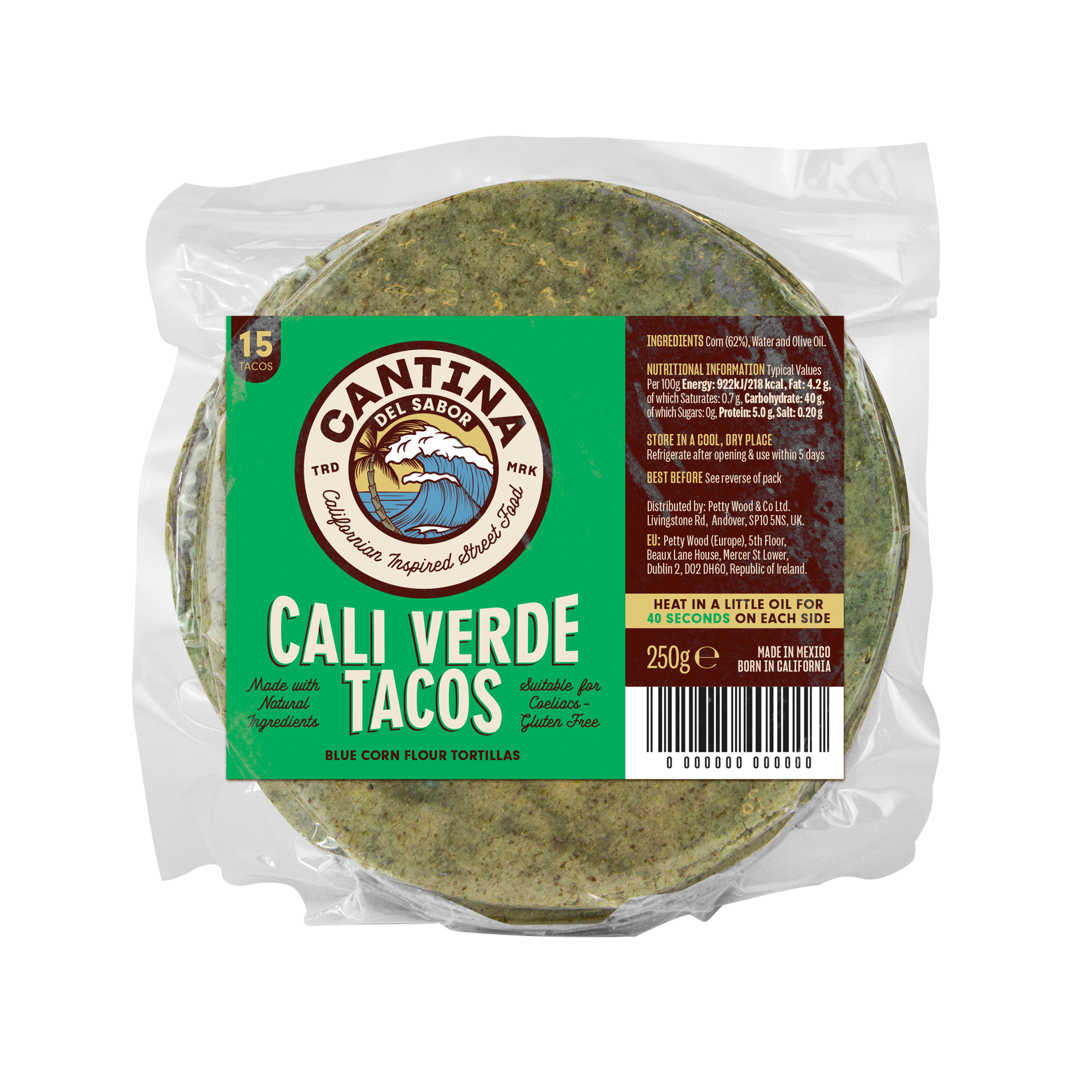 CALI STREET TACO'S (BLUE)