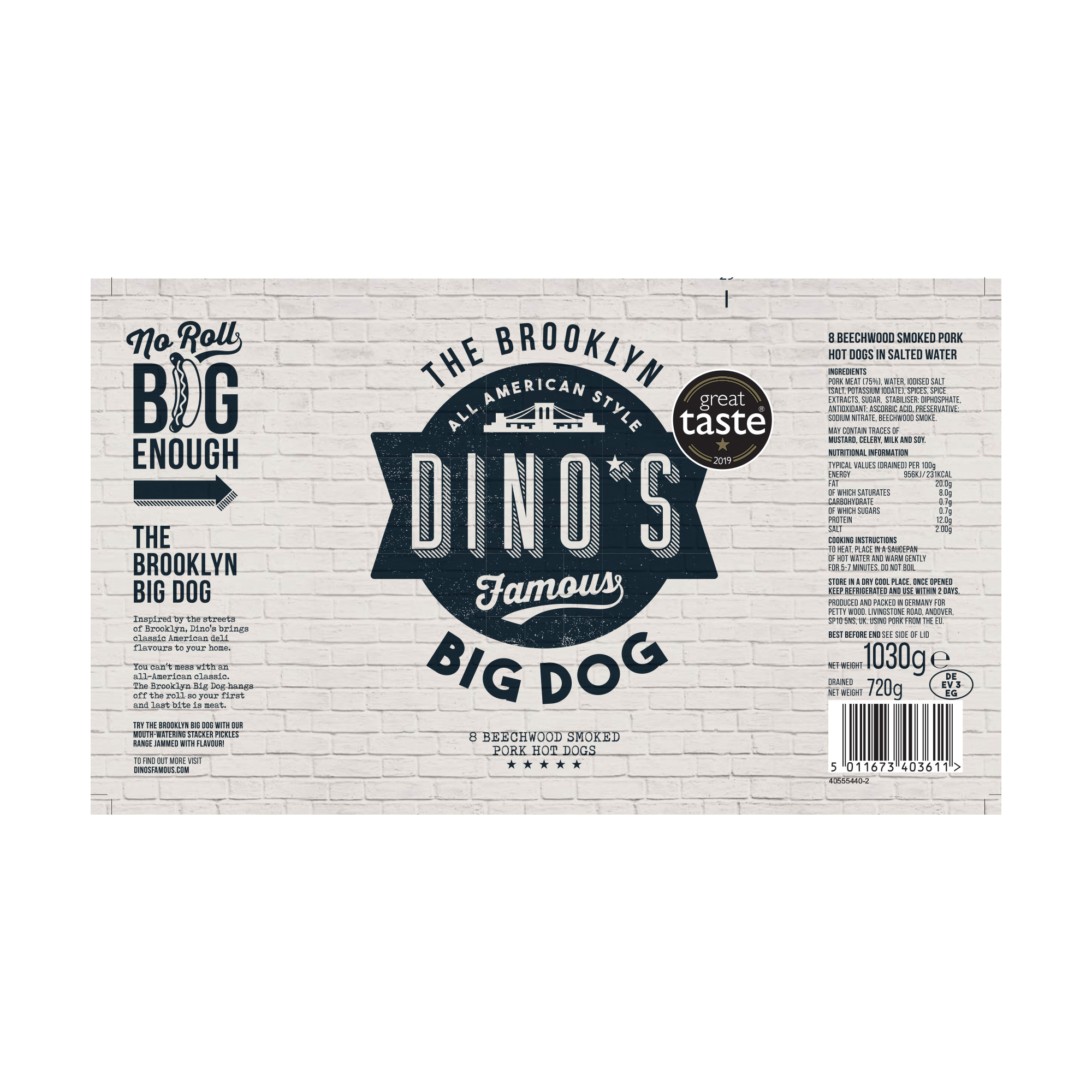 BROOKLYN BIG DOGS 6X1030G BROOKLYN BIG DOGS 6X1030G
