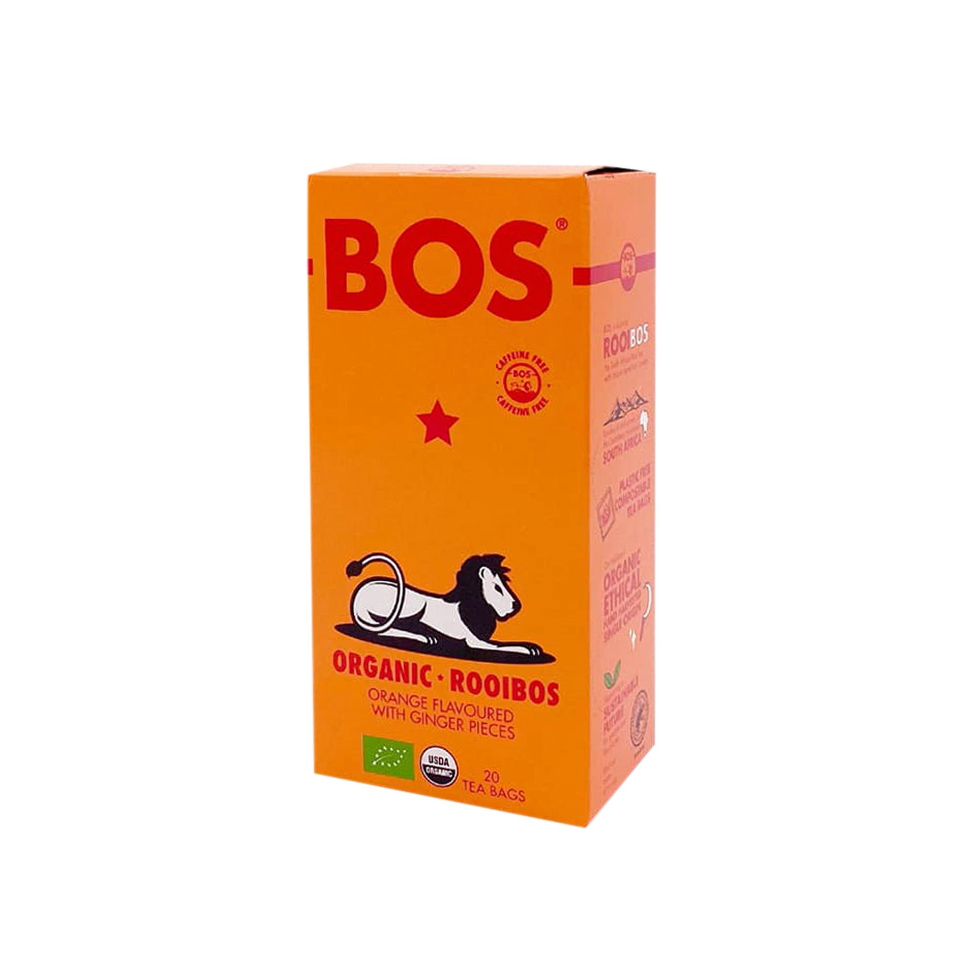 ORG ORANGE/GINGER R'BOS 20 TEABAGS