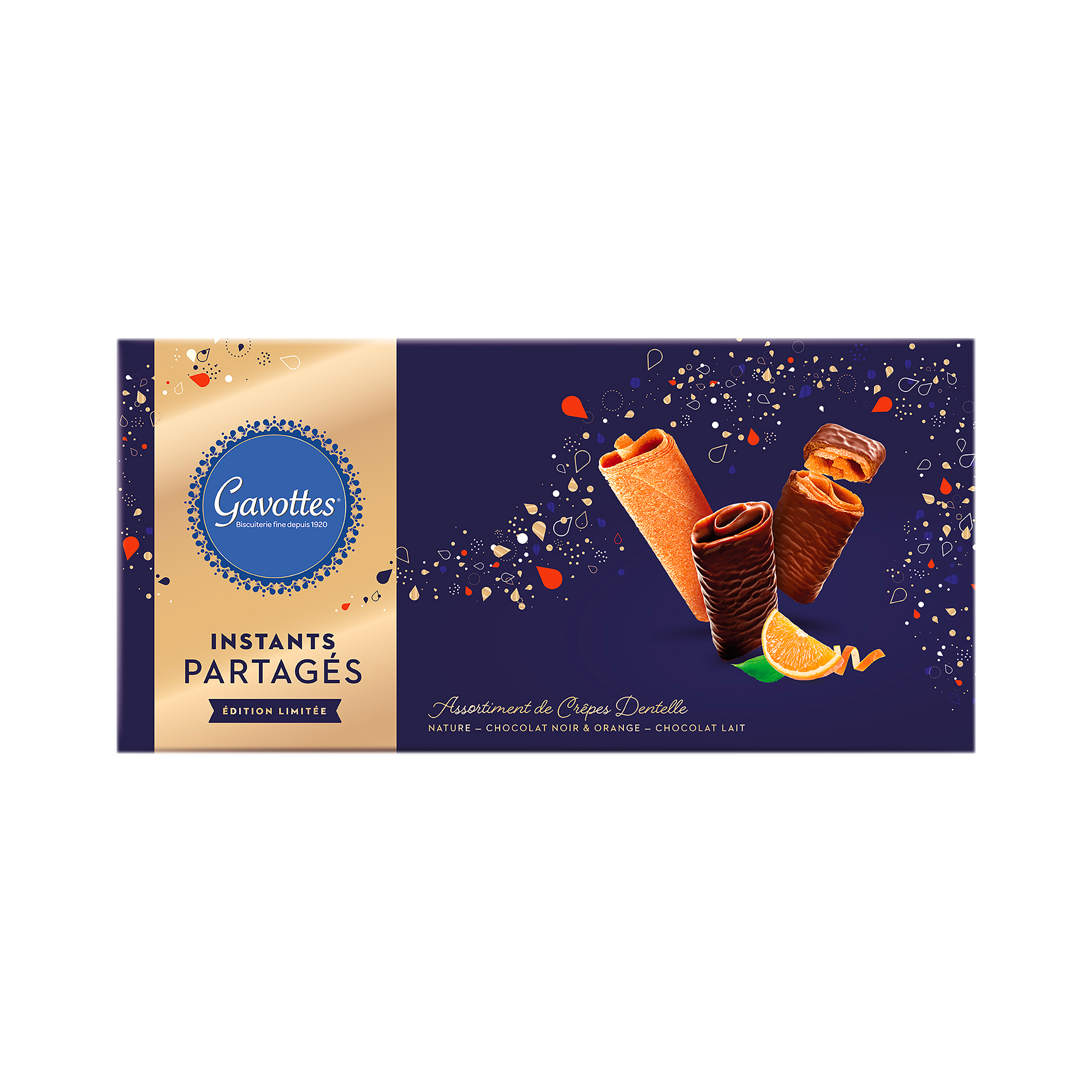 !@CREPES DENTELLE ASSORTMENT - BLUE