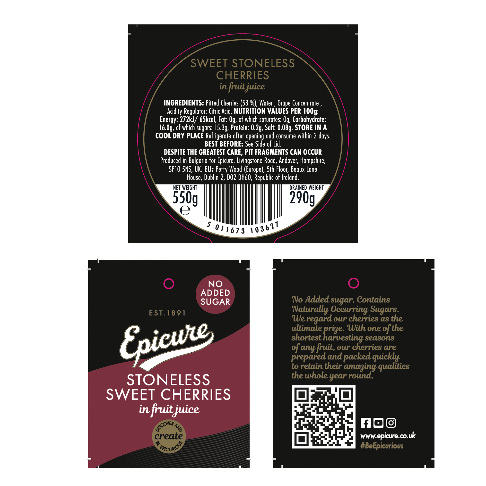 SWEETCHERRIES IN FRUIT JUICE (JAR)