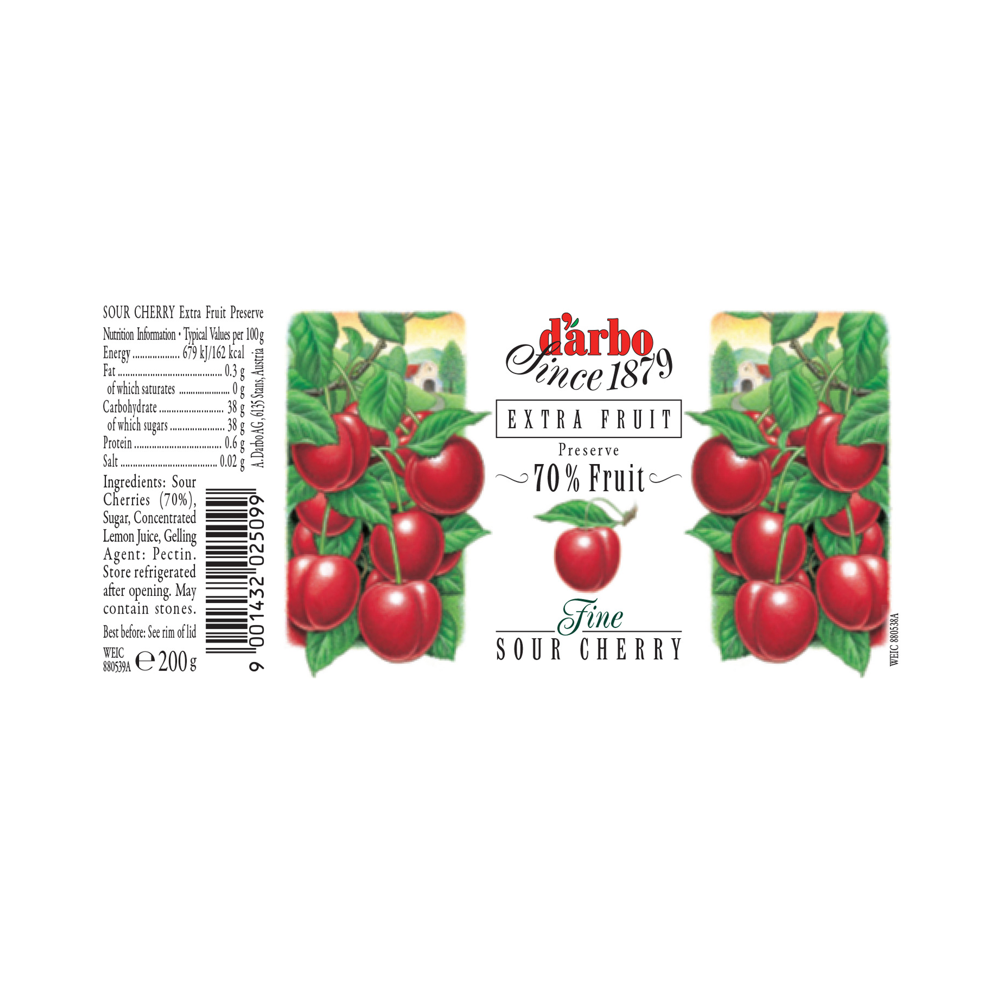 SOUR CHERRY 6X200G