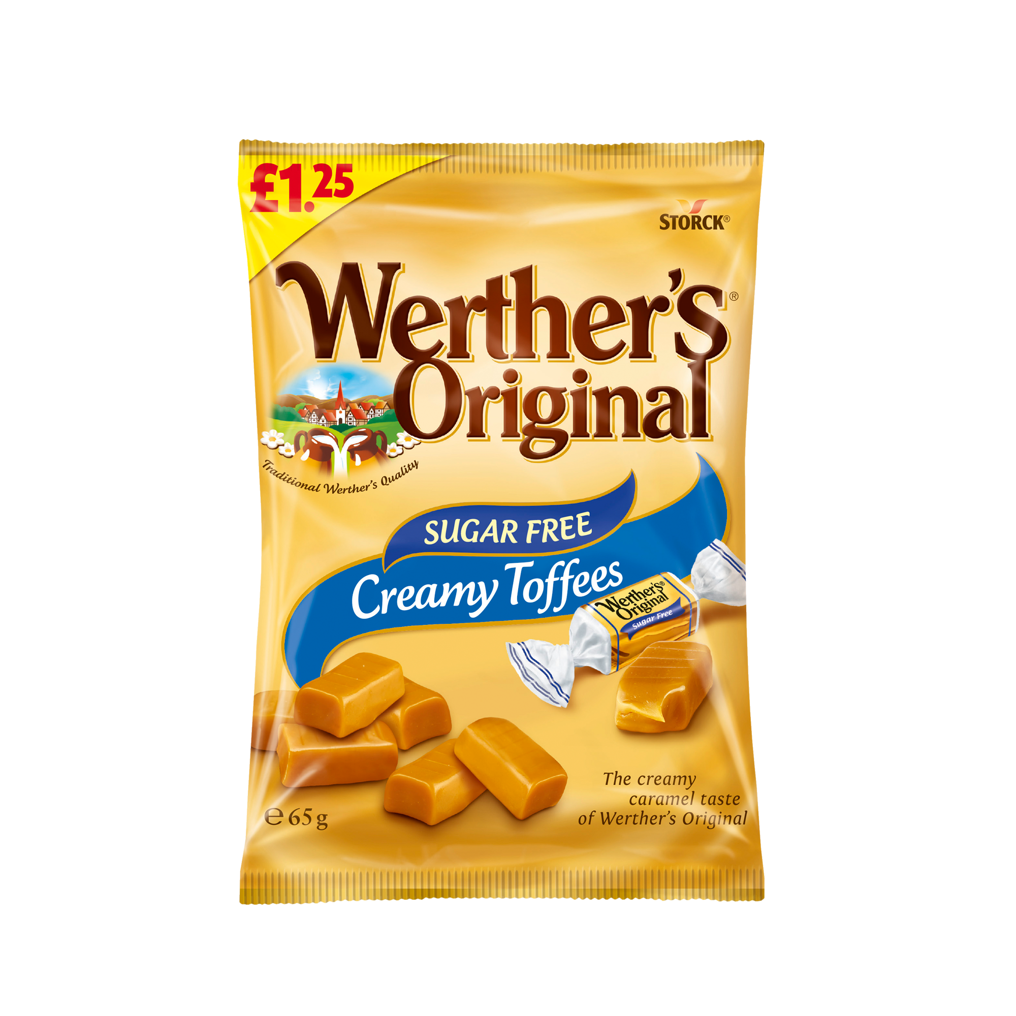 CREAMY TOFFEES SF PMP œ1.25 12X65G