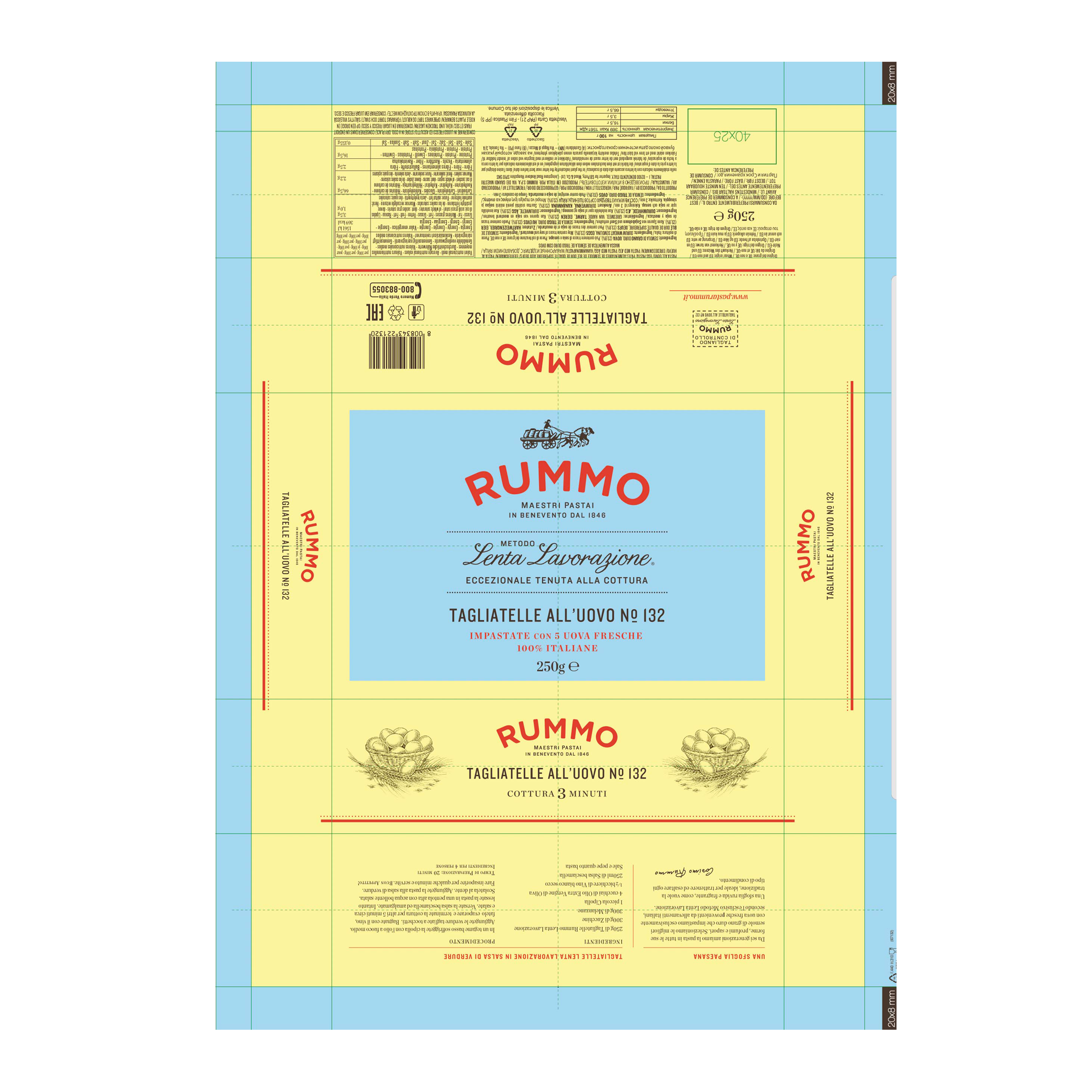 TAGLIATELLE ALL'UOVO NO.132