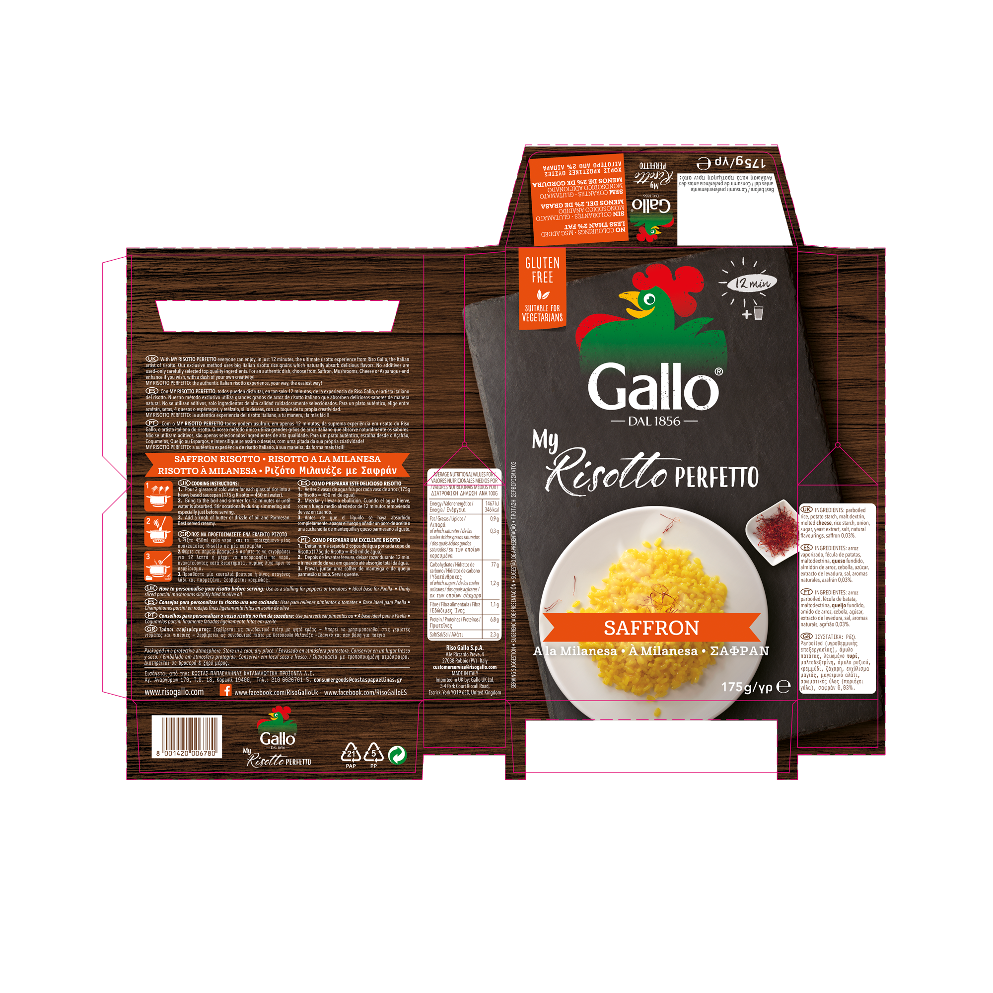 MY PERFETTO RISOTTO SAFFRON