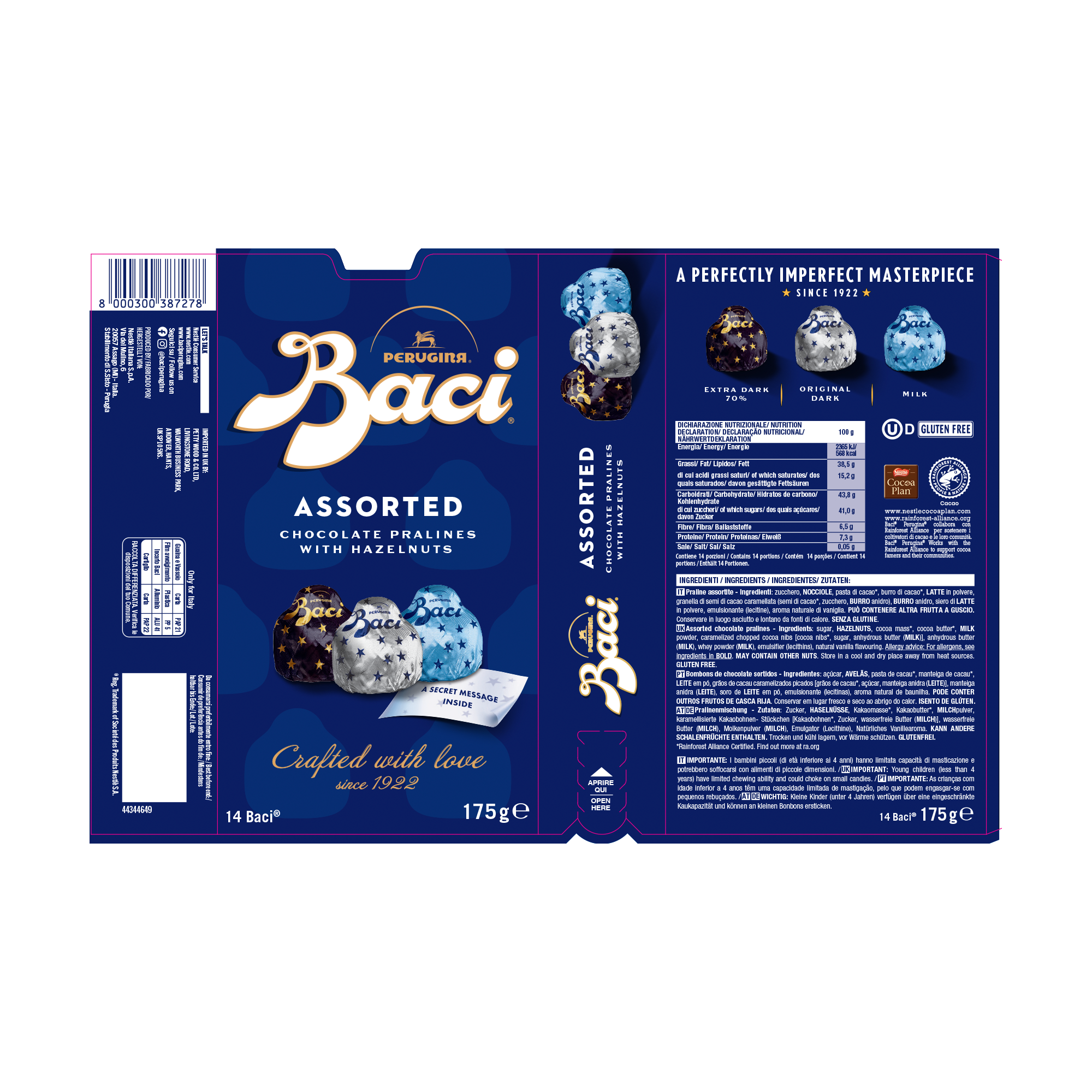BACI ASSORTED BIJOU 10X175G BACI ASSORTED BIJOU 10X175G