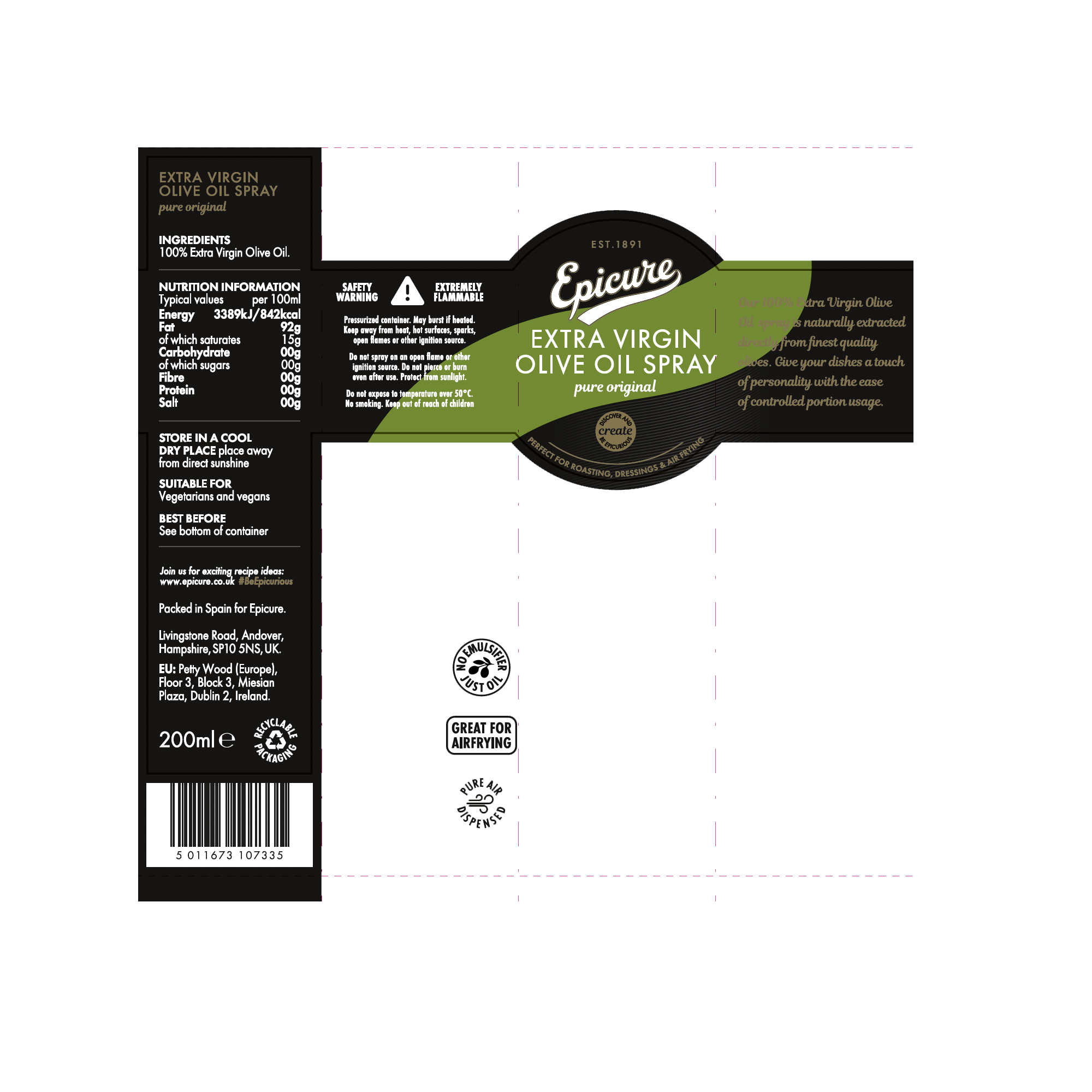 EXTRA VIRGIN OLIVE OIL SPRAY