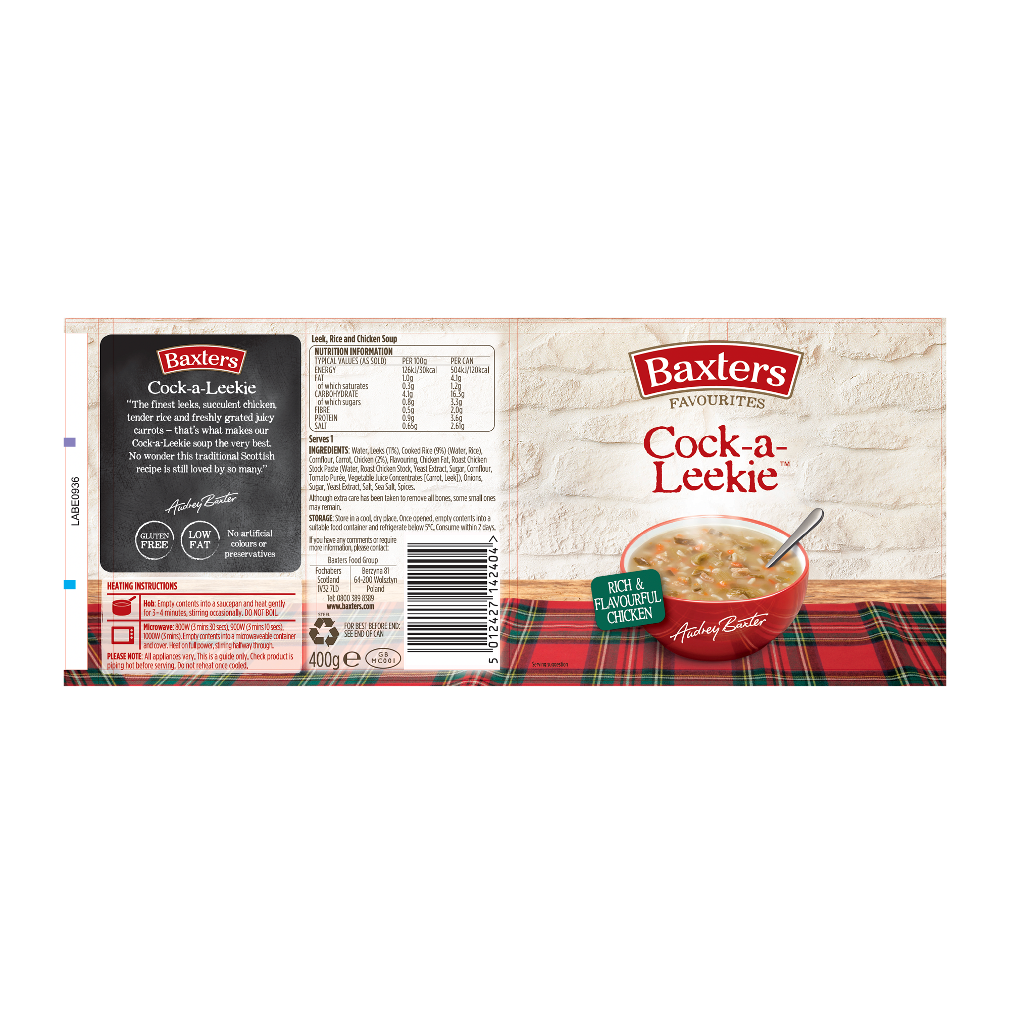 FAV-COCK-A-LEEKIE 12X400G