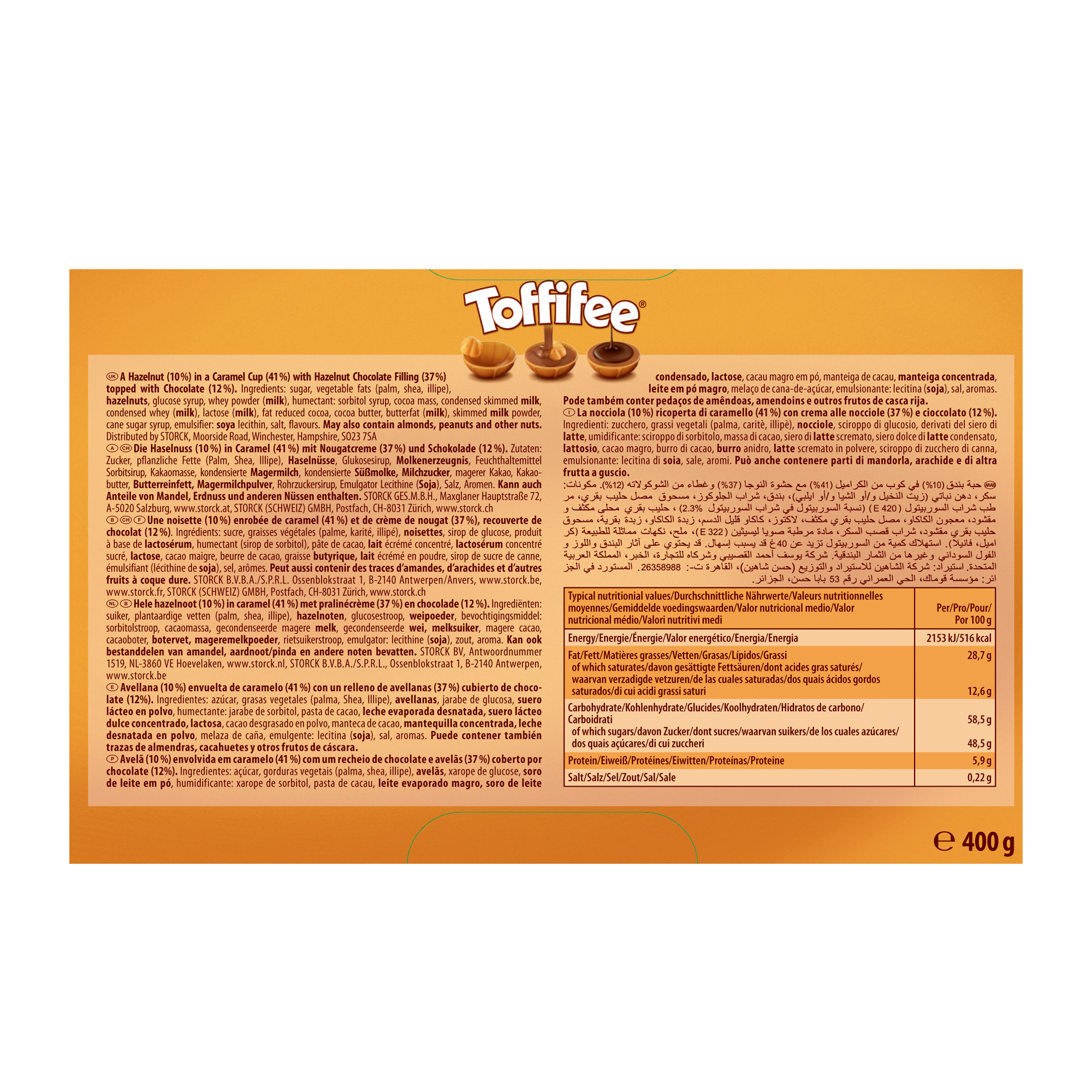 TOFFIFEE 48 PIECES 8X400G