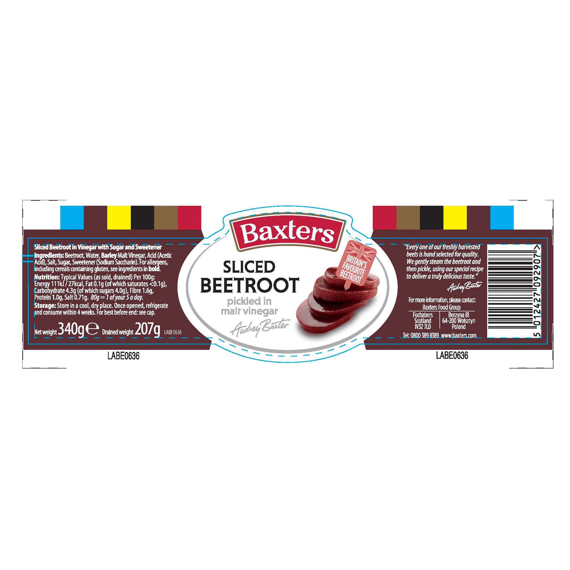 SLICED BEETROOT 6X340G SLICED BEETROOT 6X340G
