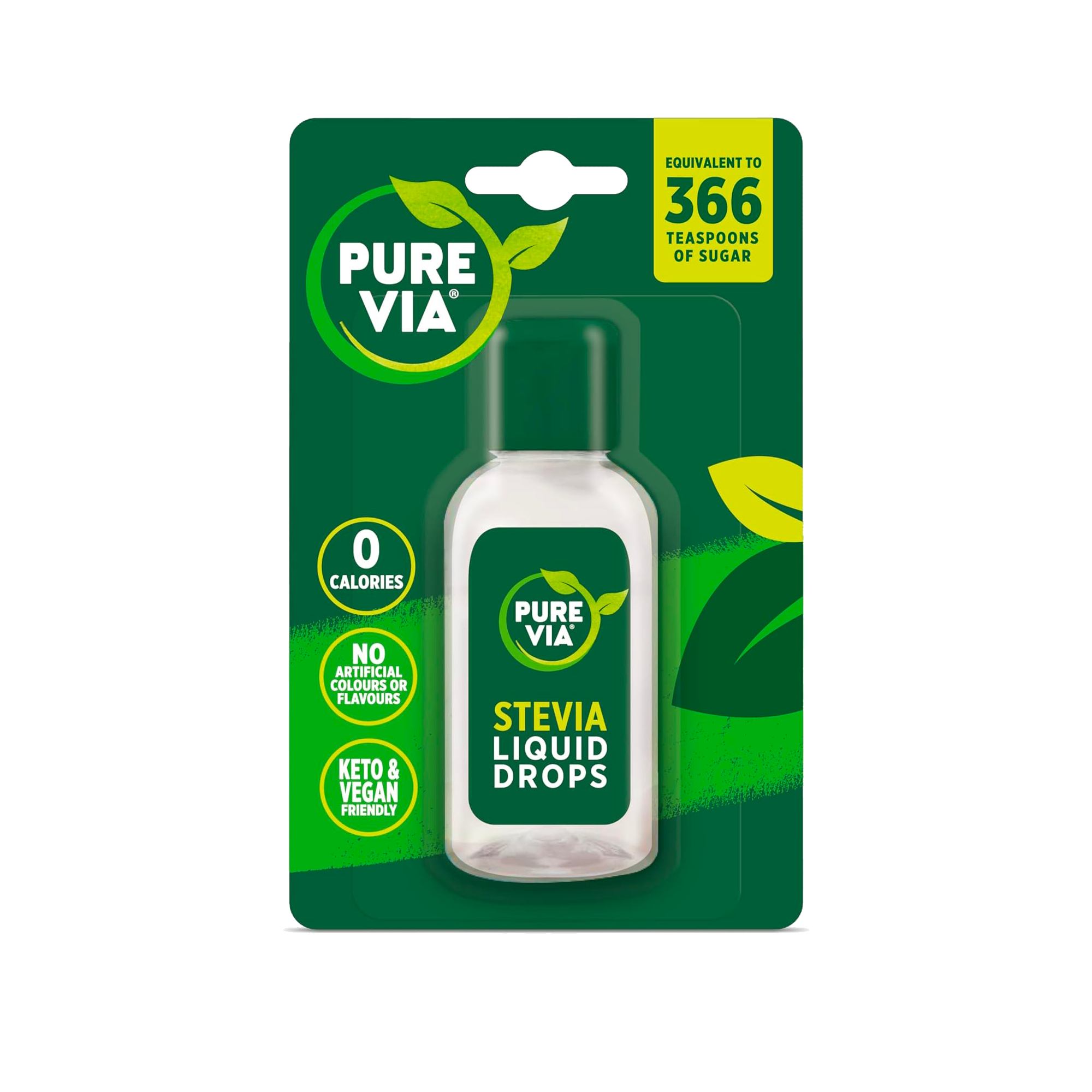PURE VIA STEVIA LIQUID 6X55ML