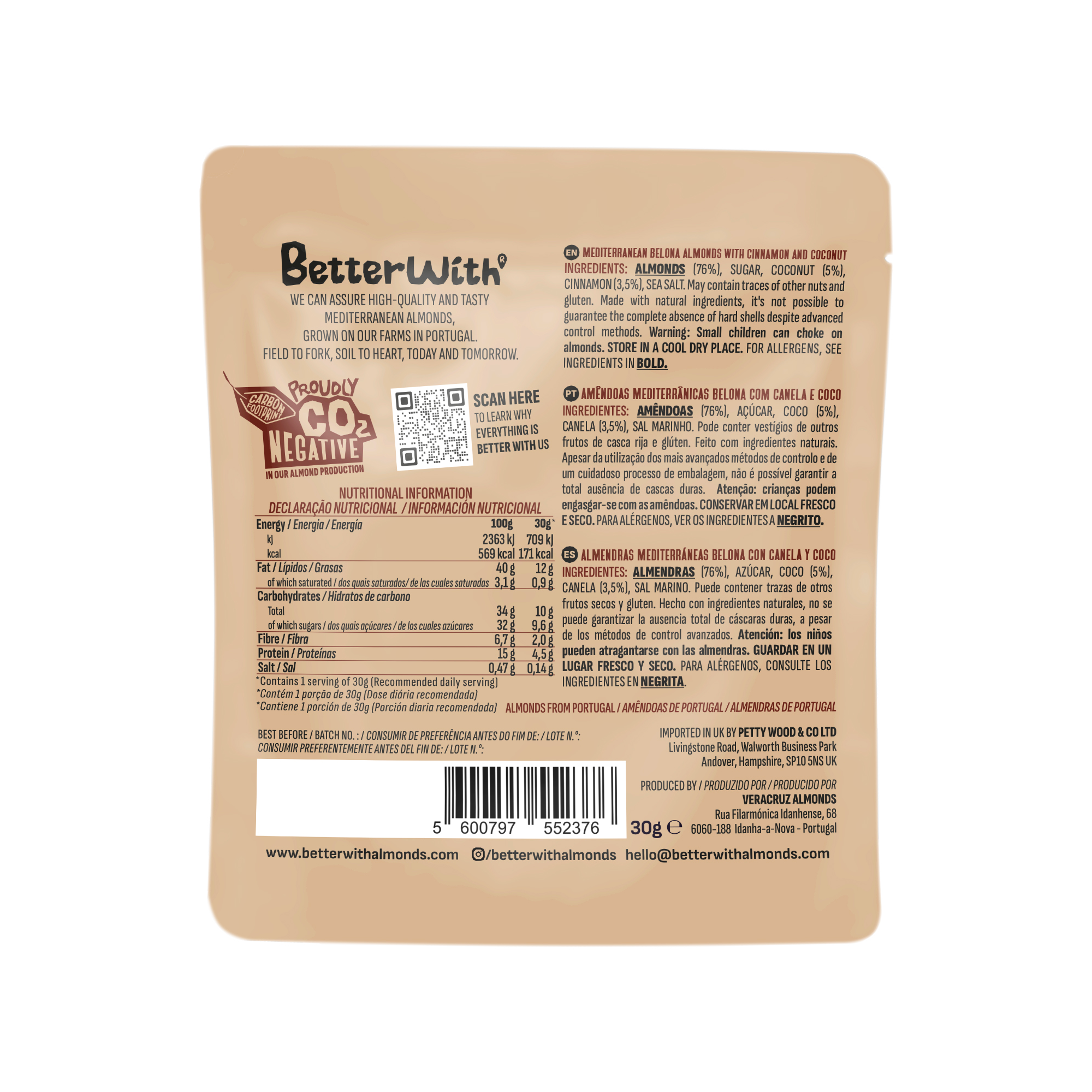 CINNAMON & COCONUT ALMONDS