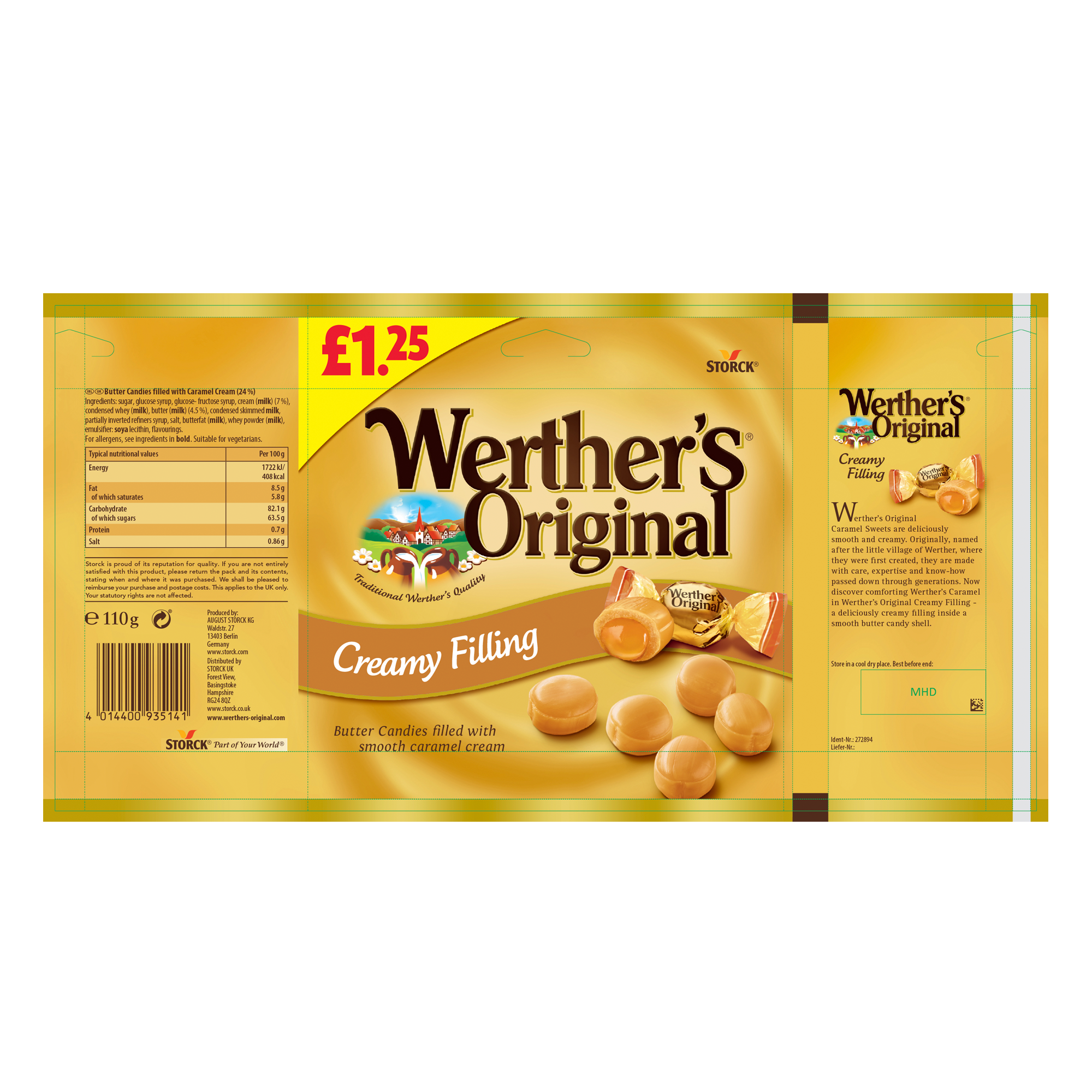 CREAMY FILLING PMP œ1.25 12X110G