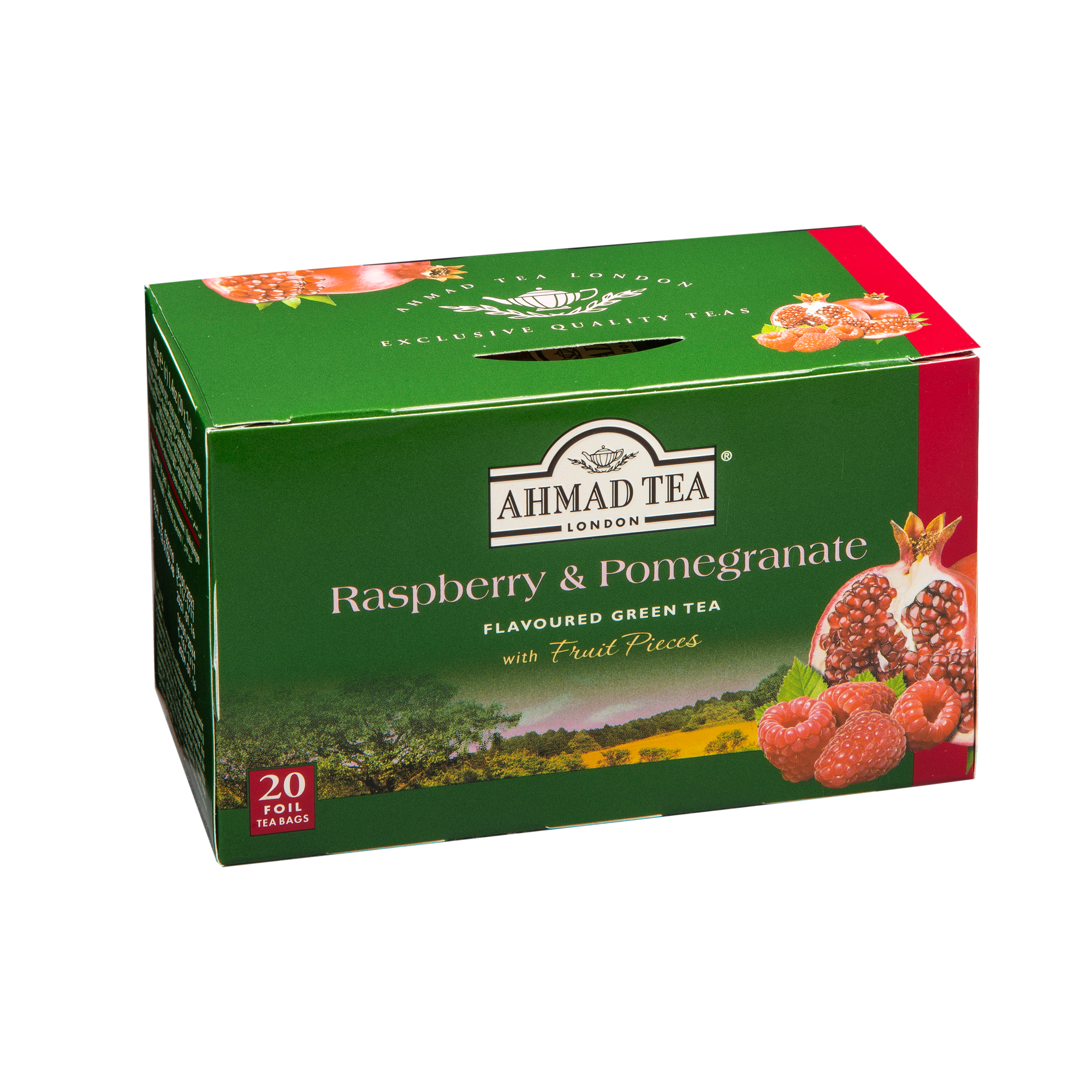 RASPBERRY & POM TEABAGS 6X20