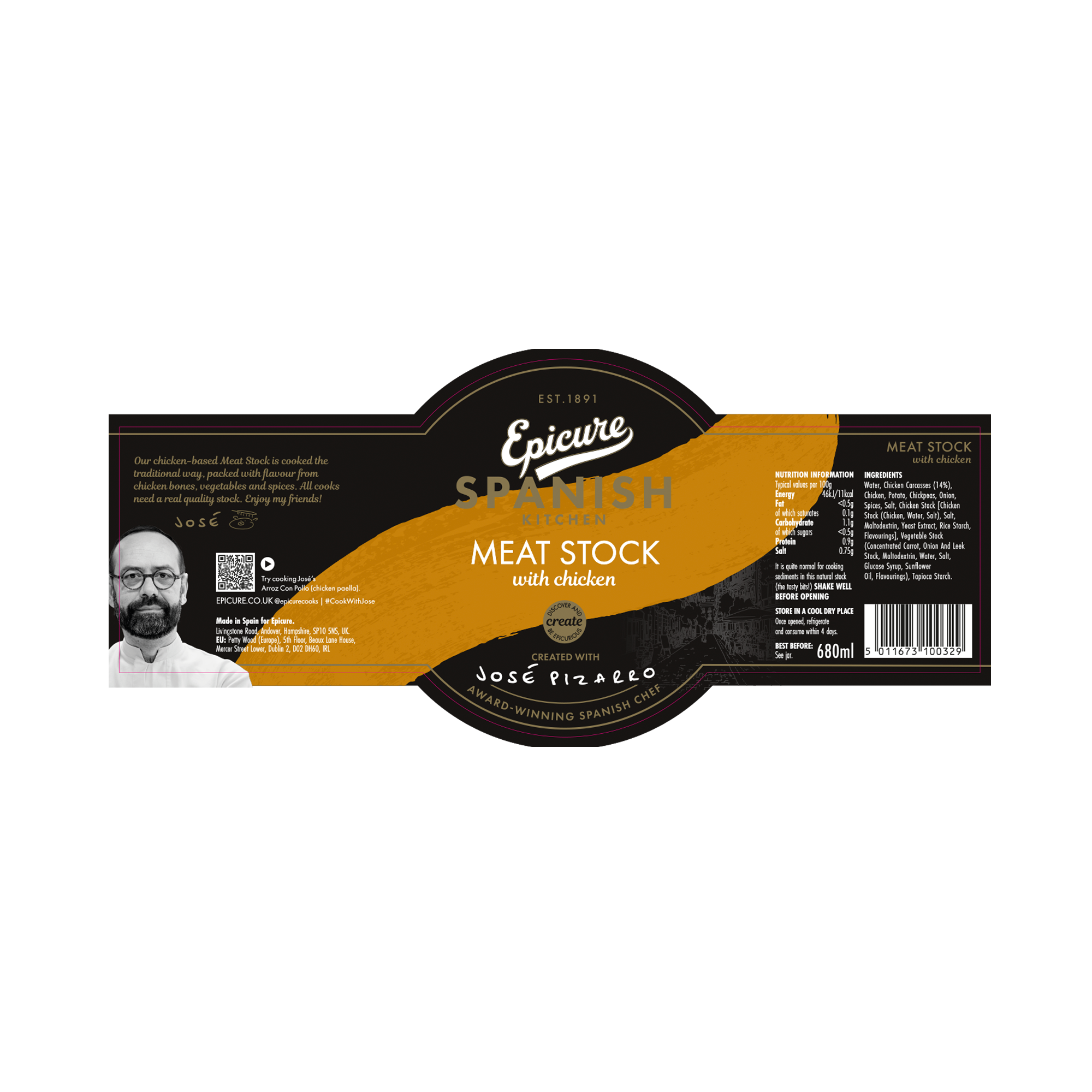 CHICKEN STOCK  6X680ML