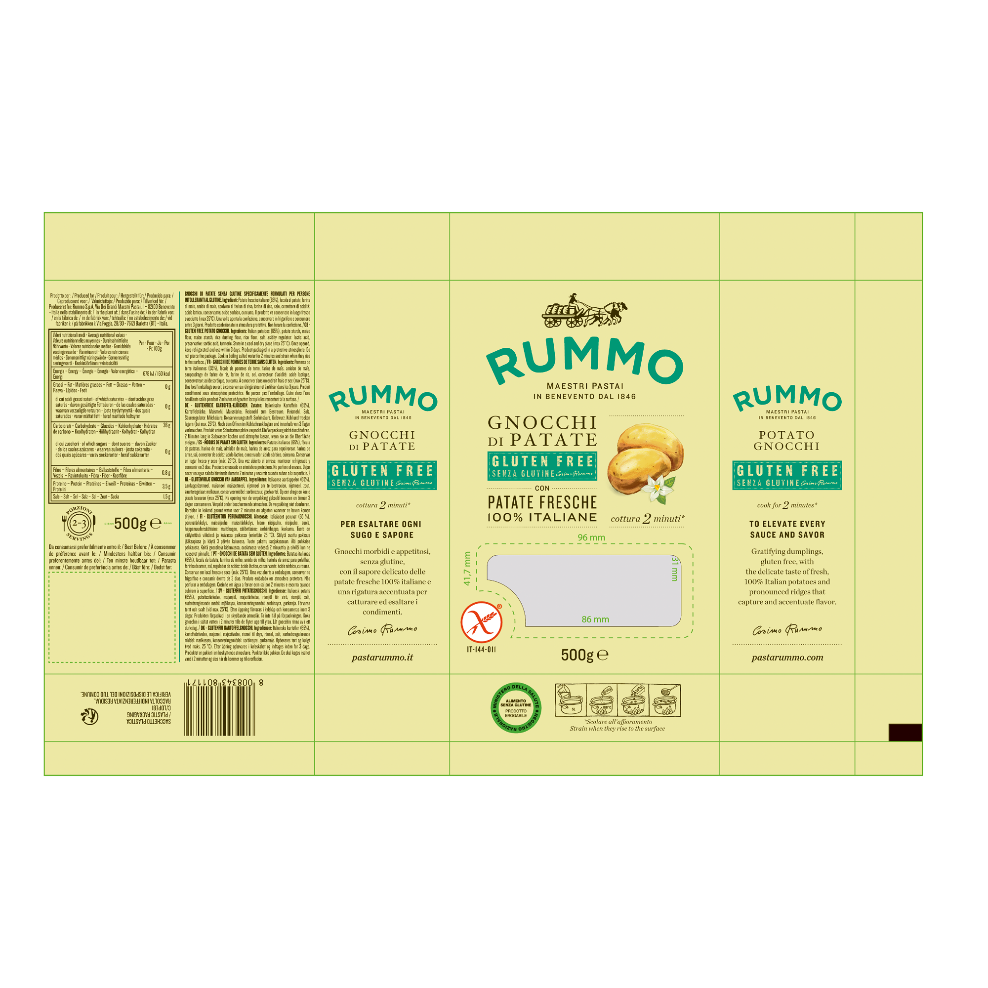 GF GNOCCHI DI PATATE 117 GF GNOCCHI DI PATATE 117