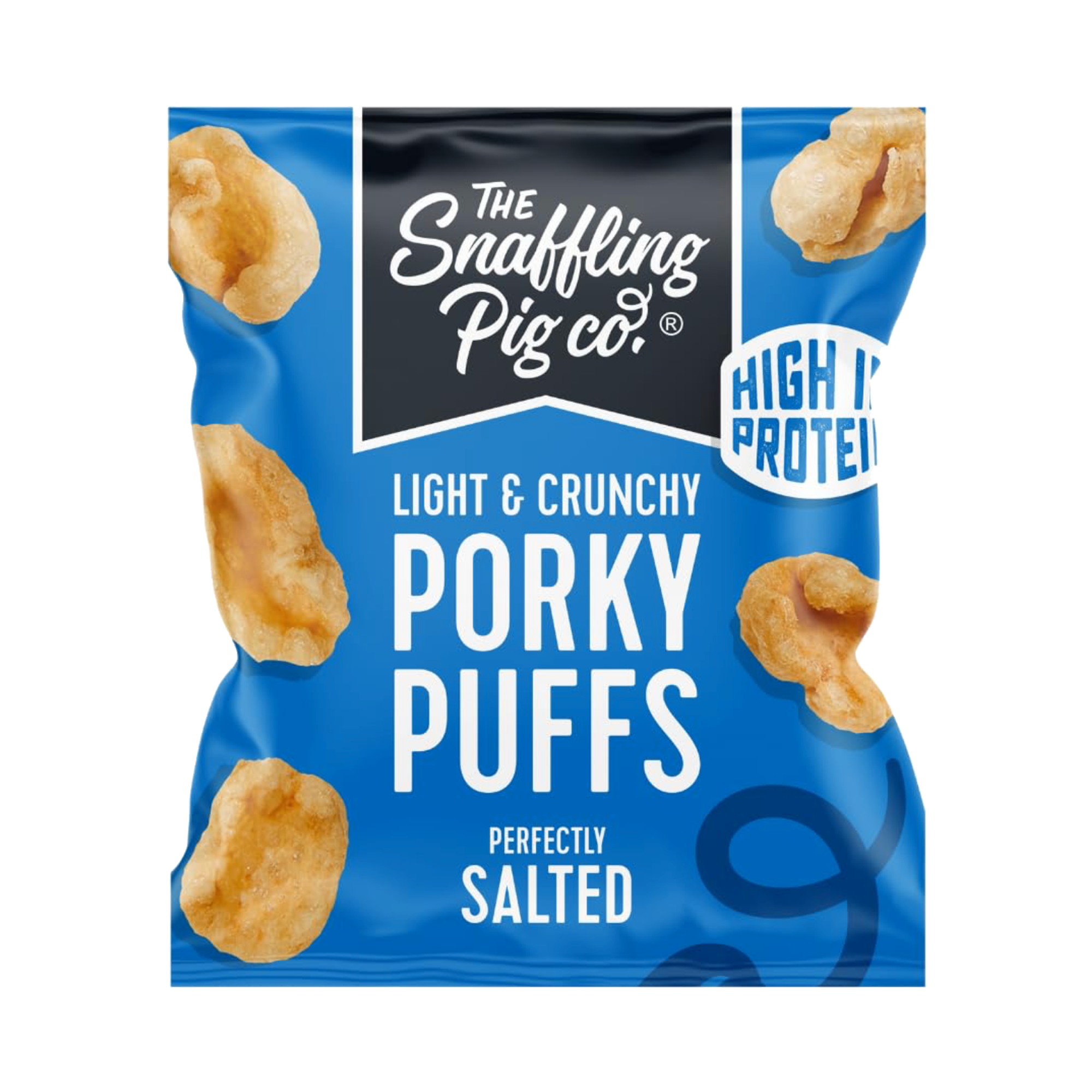 SALTED PORKY PUFFS 12X20G SALTED PORKY PUFFS 12X20G