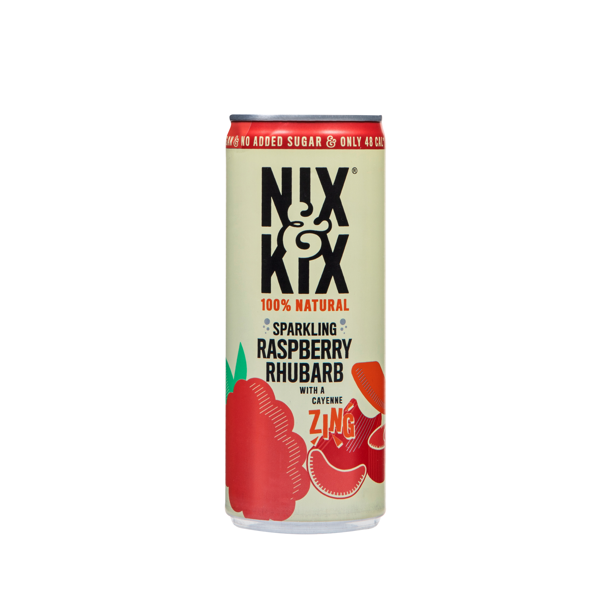 RASPBERRY &RHUBARB 24X250ML