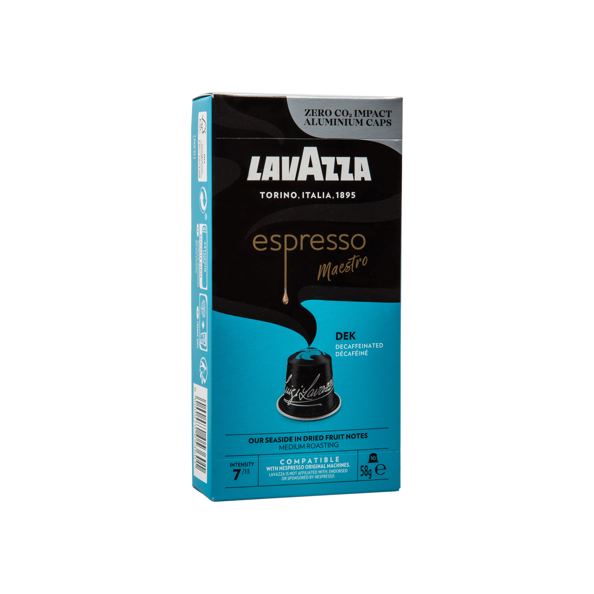 DECAF ALUM NESPRESSO CAPSULES