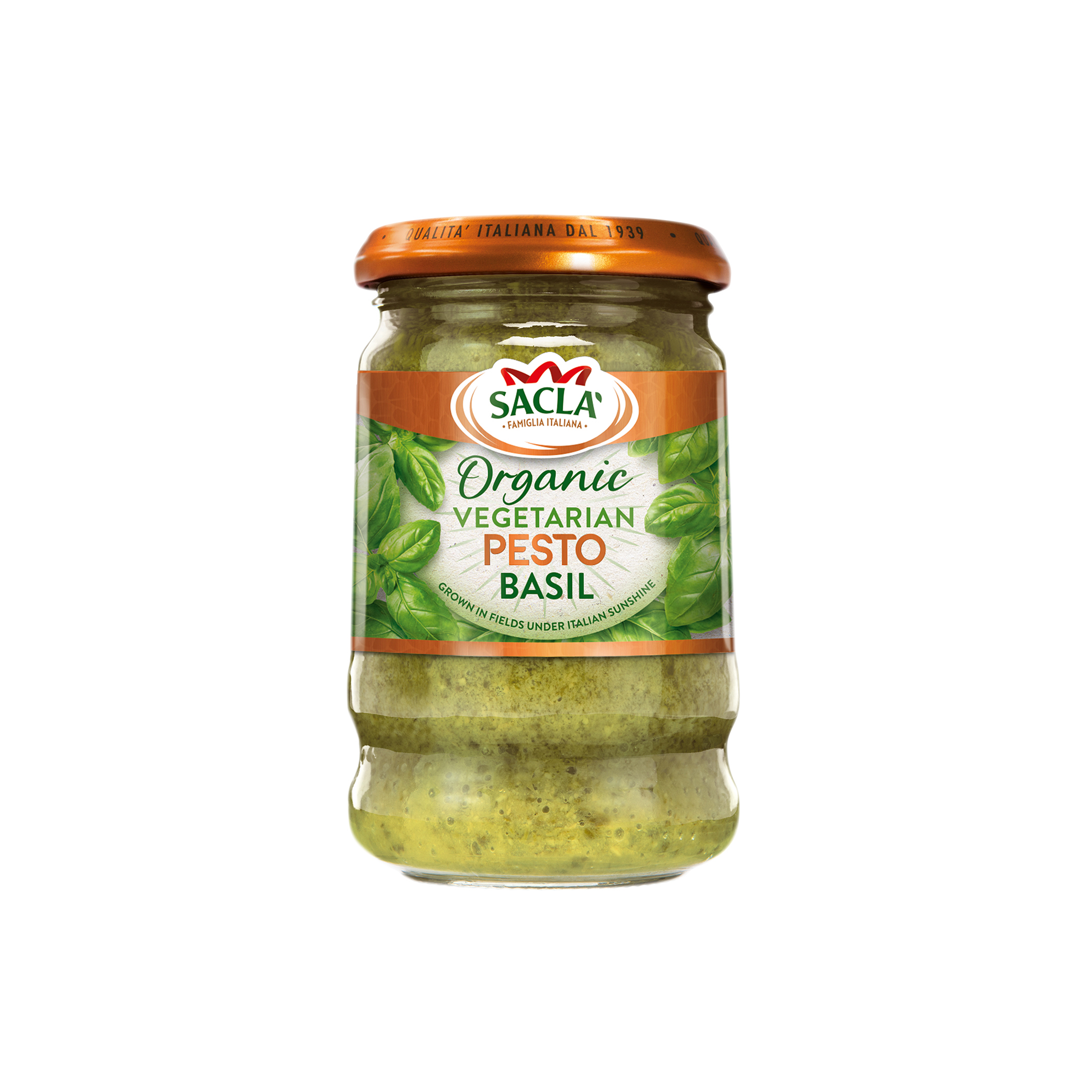 ORG VEGETARIAN BASIL PESTO 6X190G
