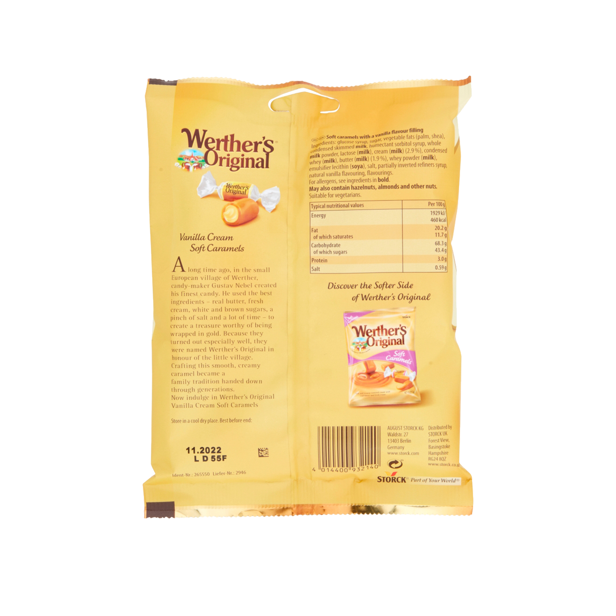 WO VANILLA CREAMS 15X125G WO VANILLA CREAMS 15X125G