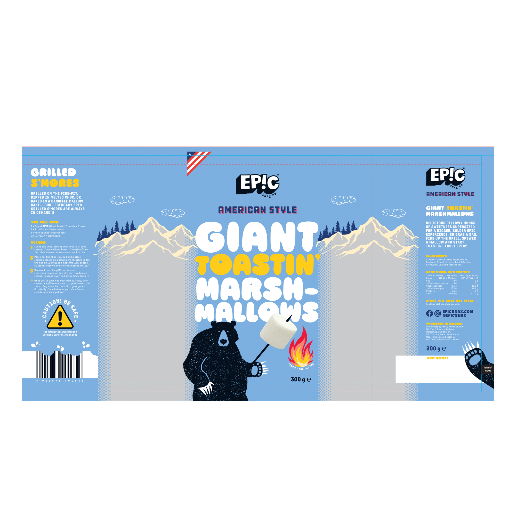 GIANT TOASTIN MALLOWS 12X300G