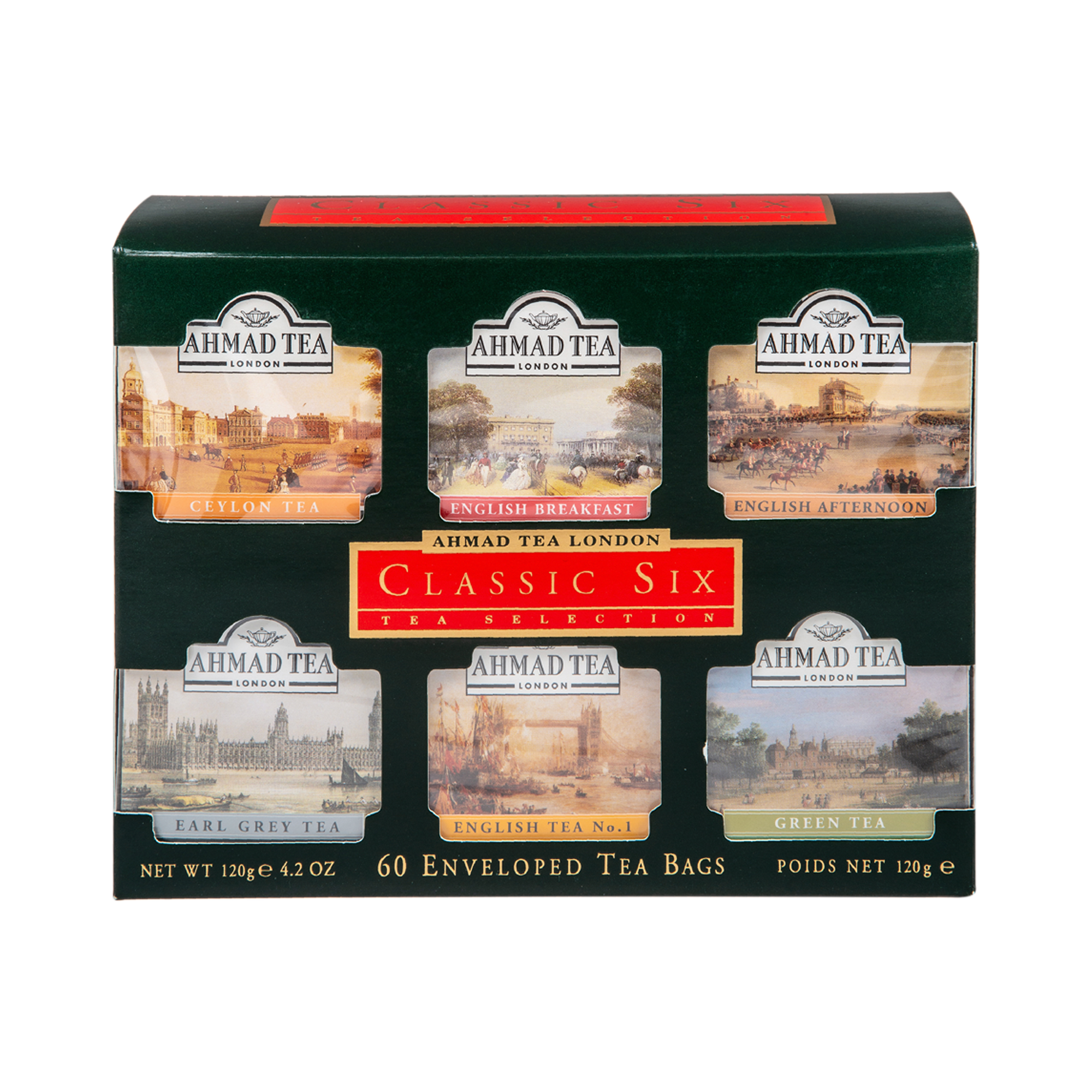 CLASSIC SIX SELECT 8X6X10 TEABAGS CLASSIC SIX SELECT 8X6X10 TEABAGS