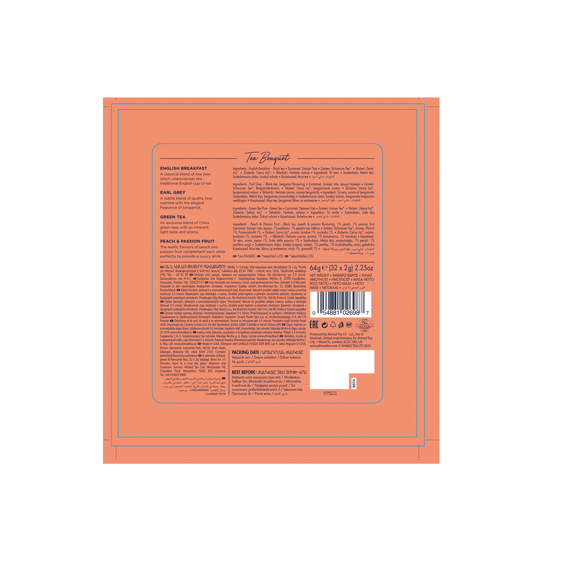 TEA BOUQUET MEDIUM SQ