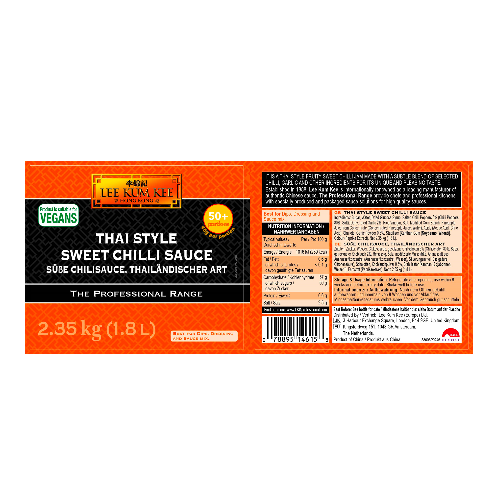 TPR THAI SWEET CHILLI SAUCE