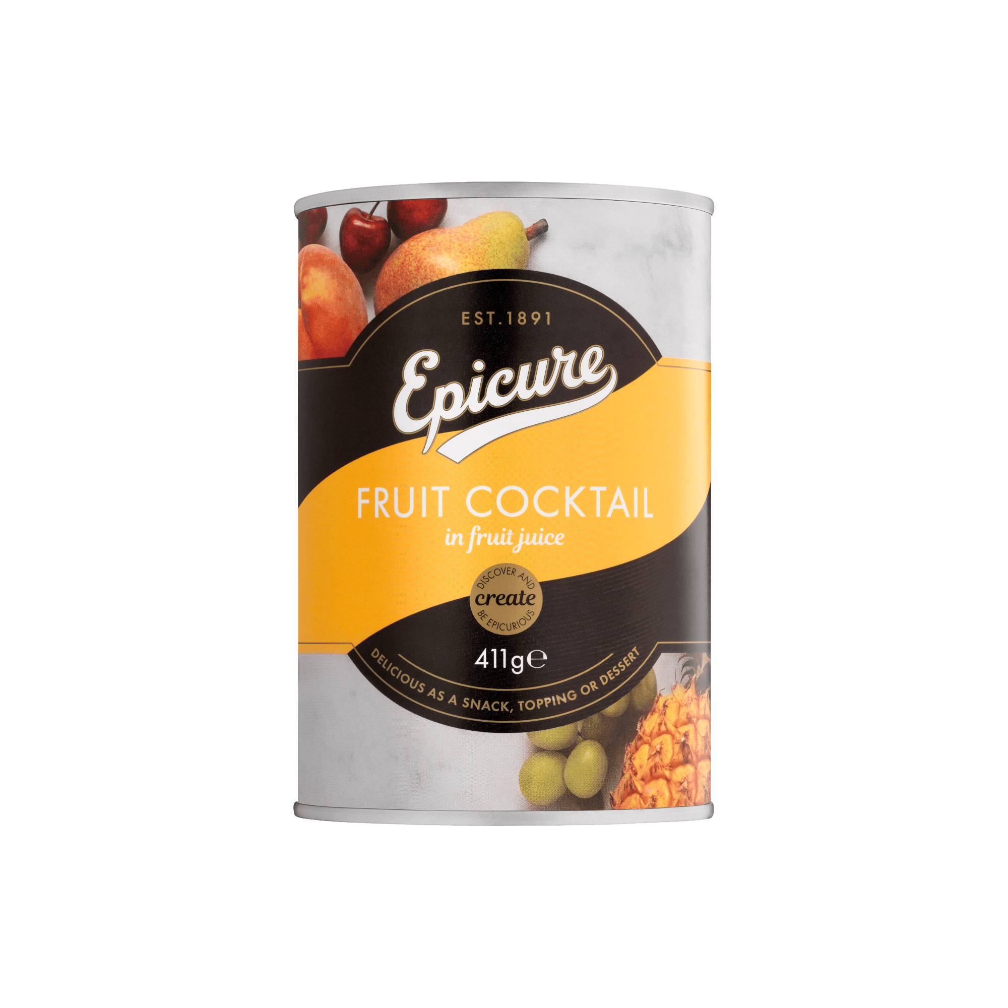 FRUIT COCKTAIL/FRUIT JUICE 12X411G