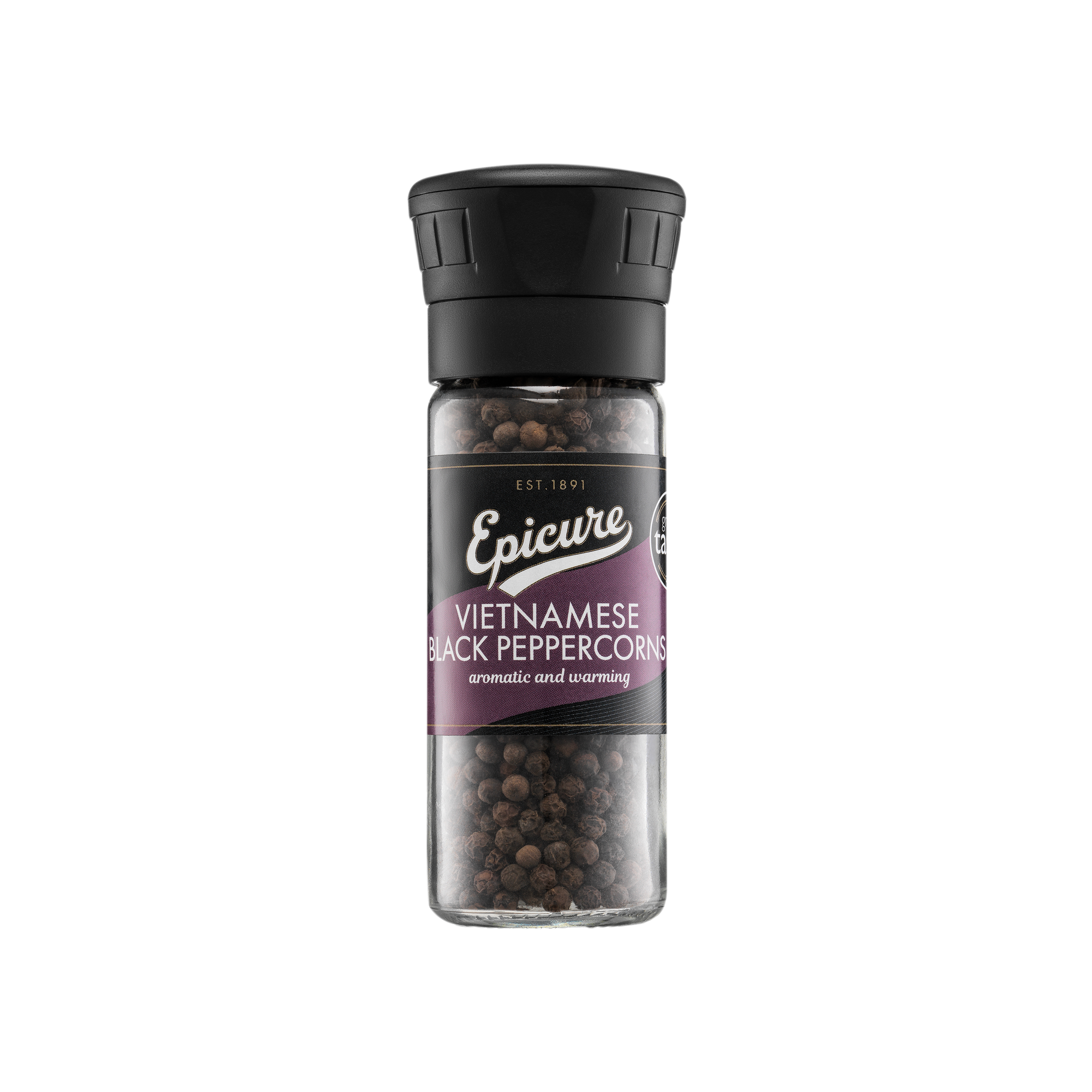 VIETNAMESE BLACK PEPPERCORNS 6X50G VIETNAMESE BLACK PEPPERCORNS 6X50G
