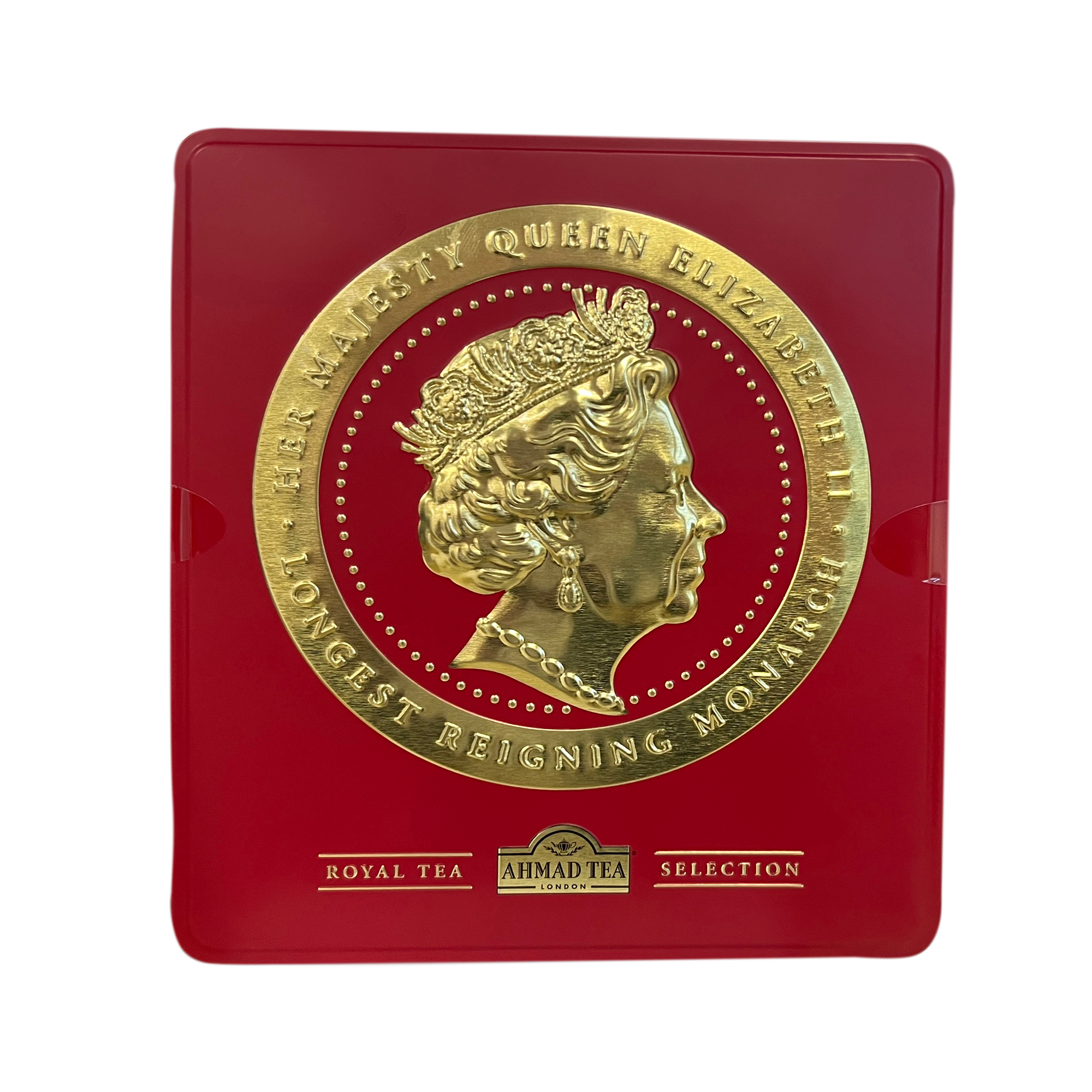 QUEEN CAMEO TIN RED