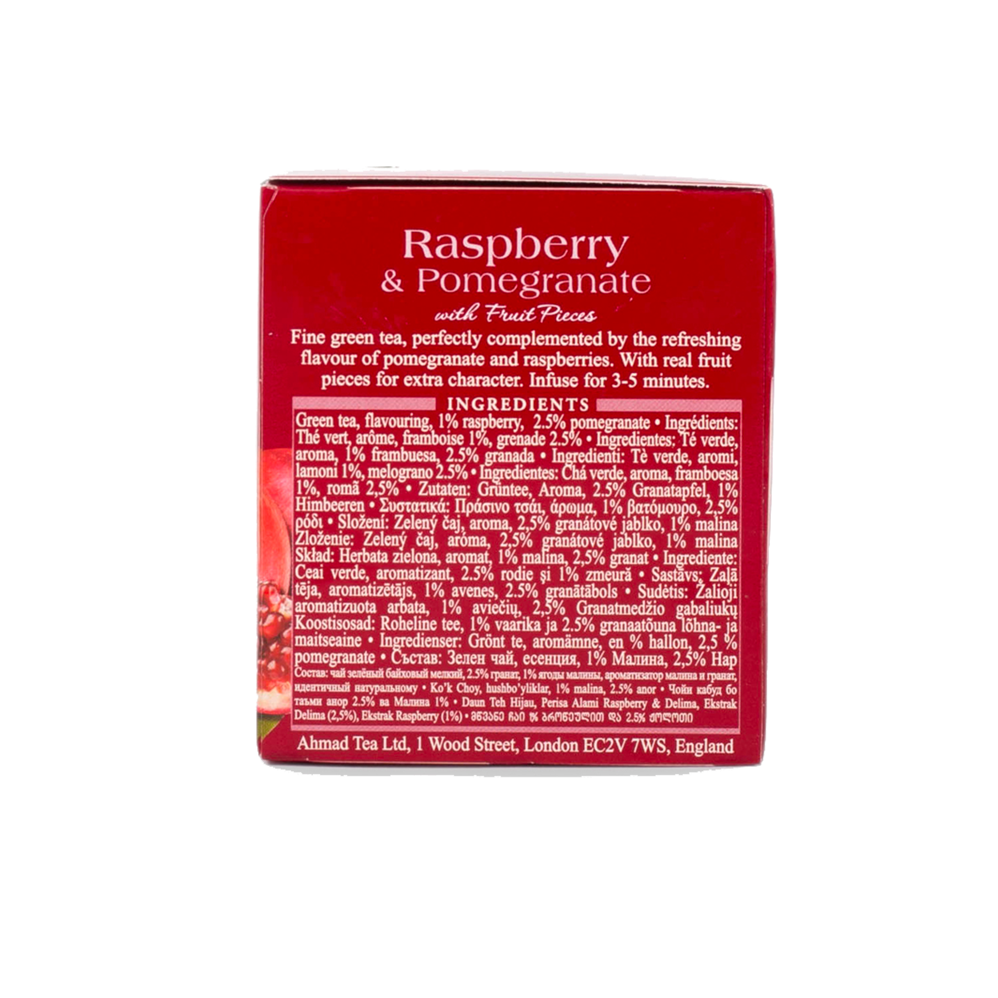 RASPBERRY & POM TEABAGS