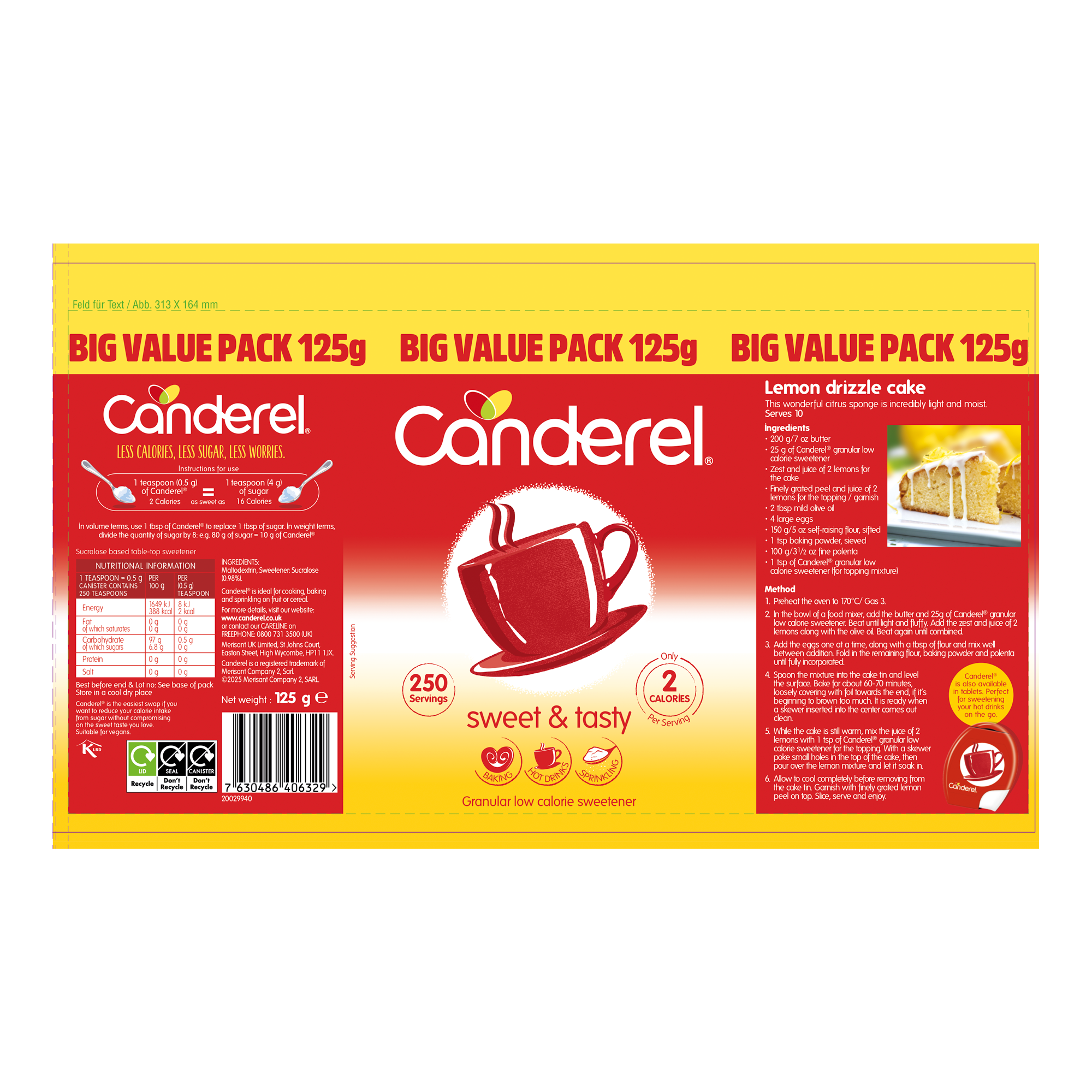 CANDEREL GRANULAR TUB