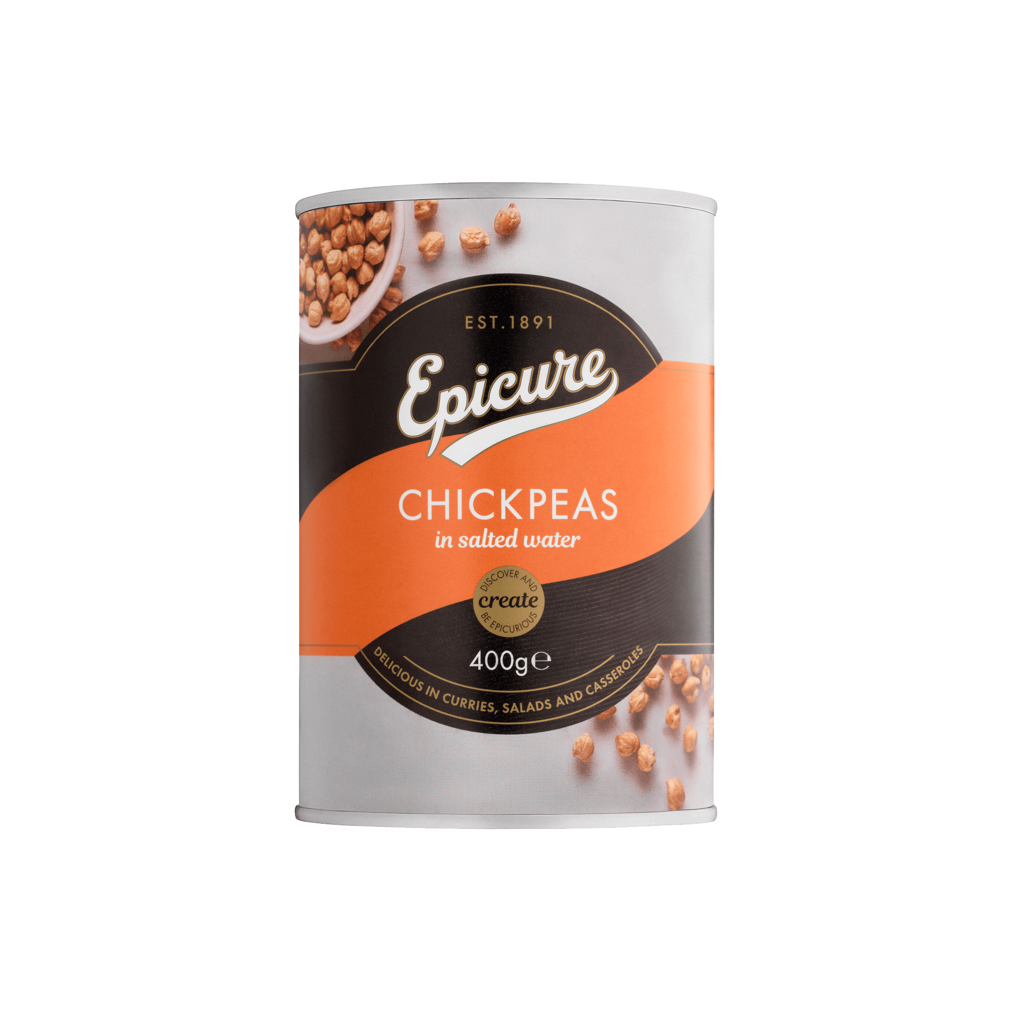 CHICK PEAS/SALTED WATER 12X400G CHICK PEAS/SALTED WATER 12X400G