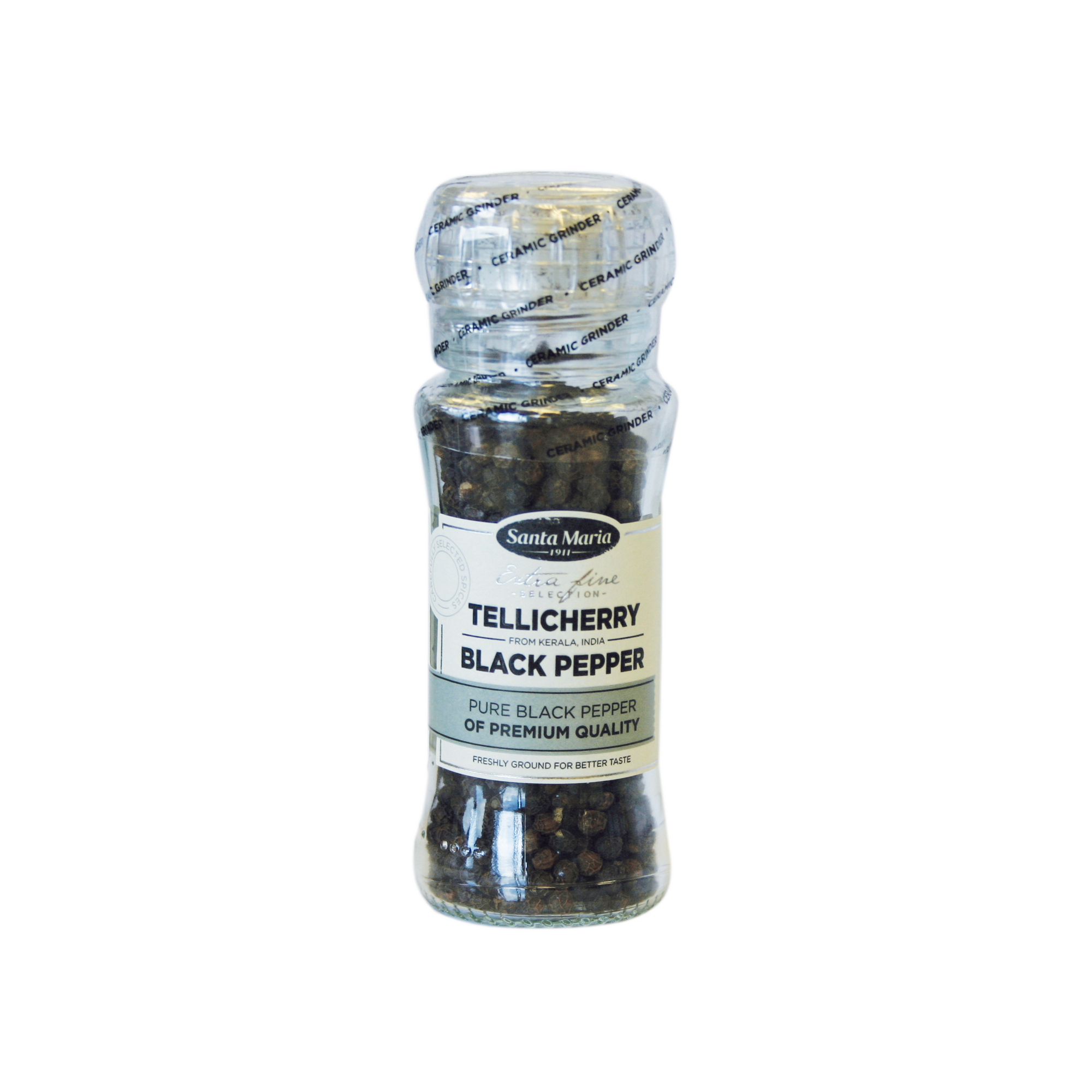 TELLICHERRY BLACK PEPPER GRINDER