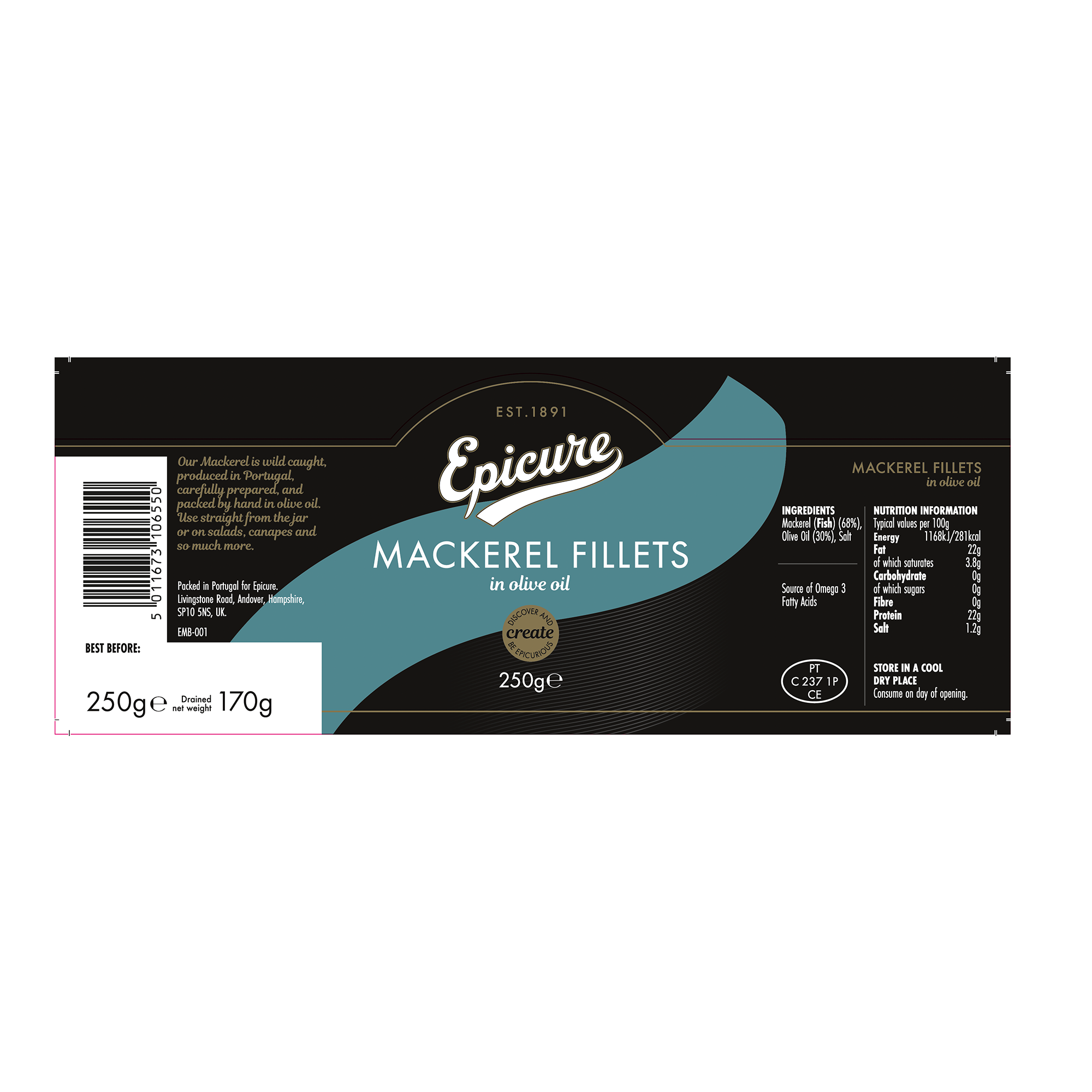 MACKEREL IN OLIVE OIL
