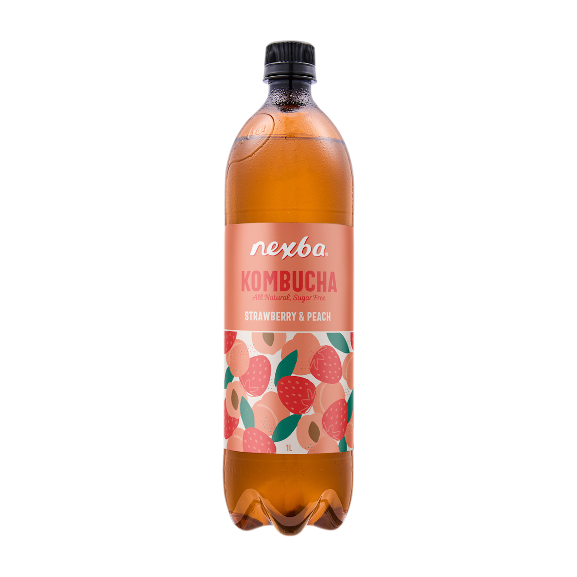S'BERRY PEACH KOMBUCHA 6X1LTR