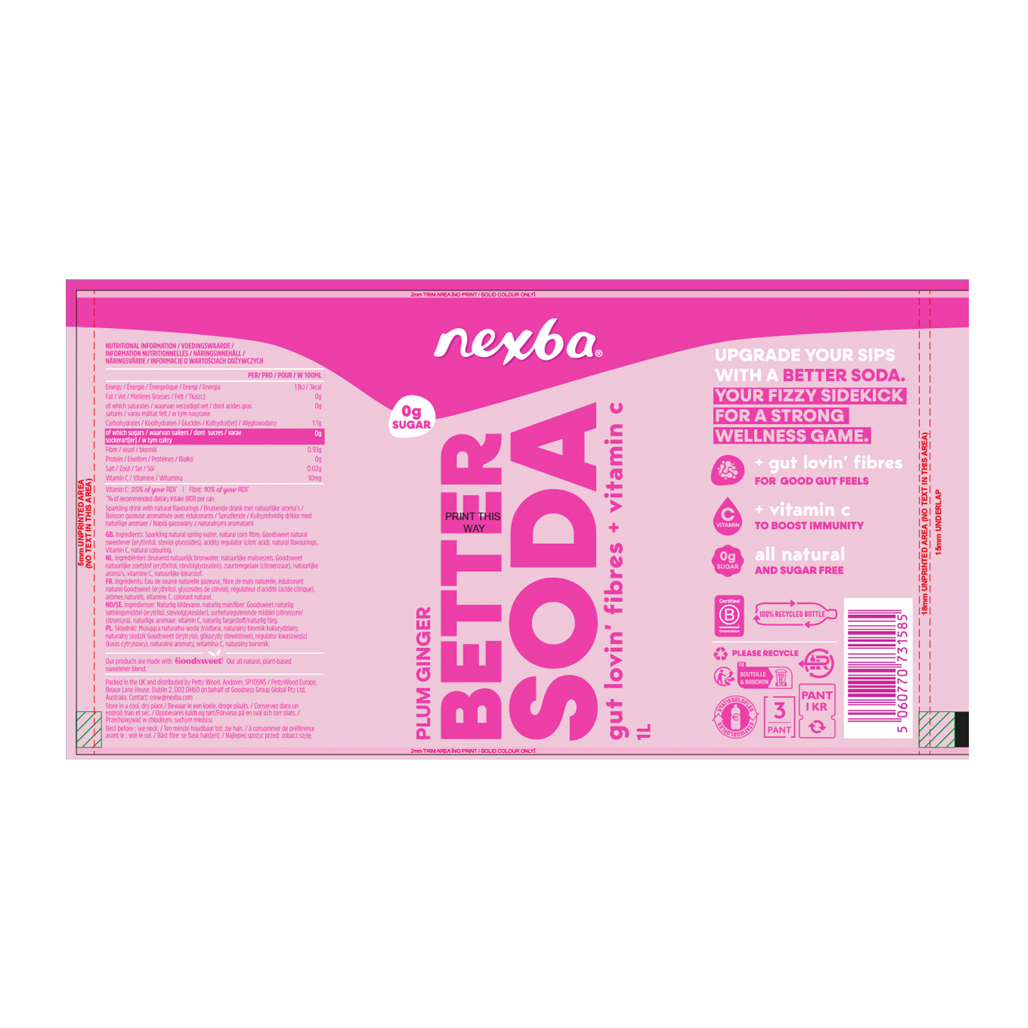 PLUM GINGER BETTER SODA PLUM GINGER BETTER SODA