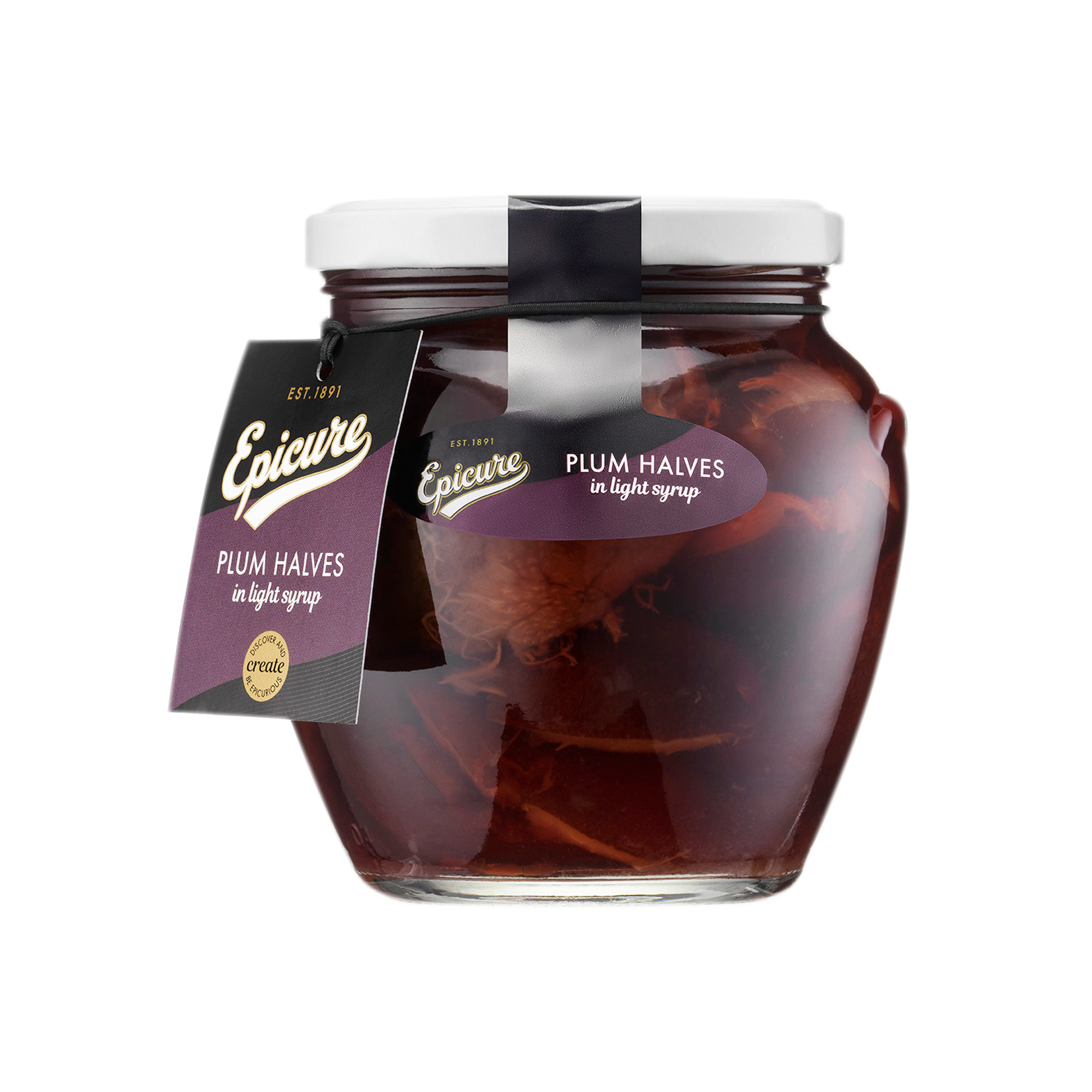 PLUM HALVES IN SYRUP 6X560G