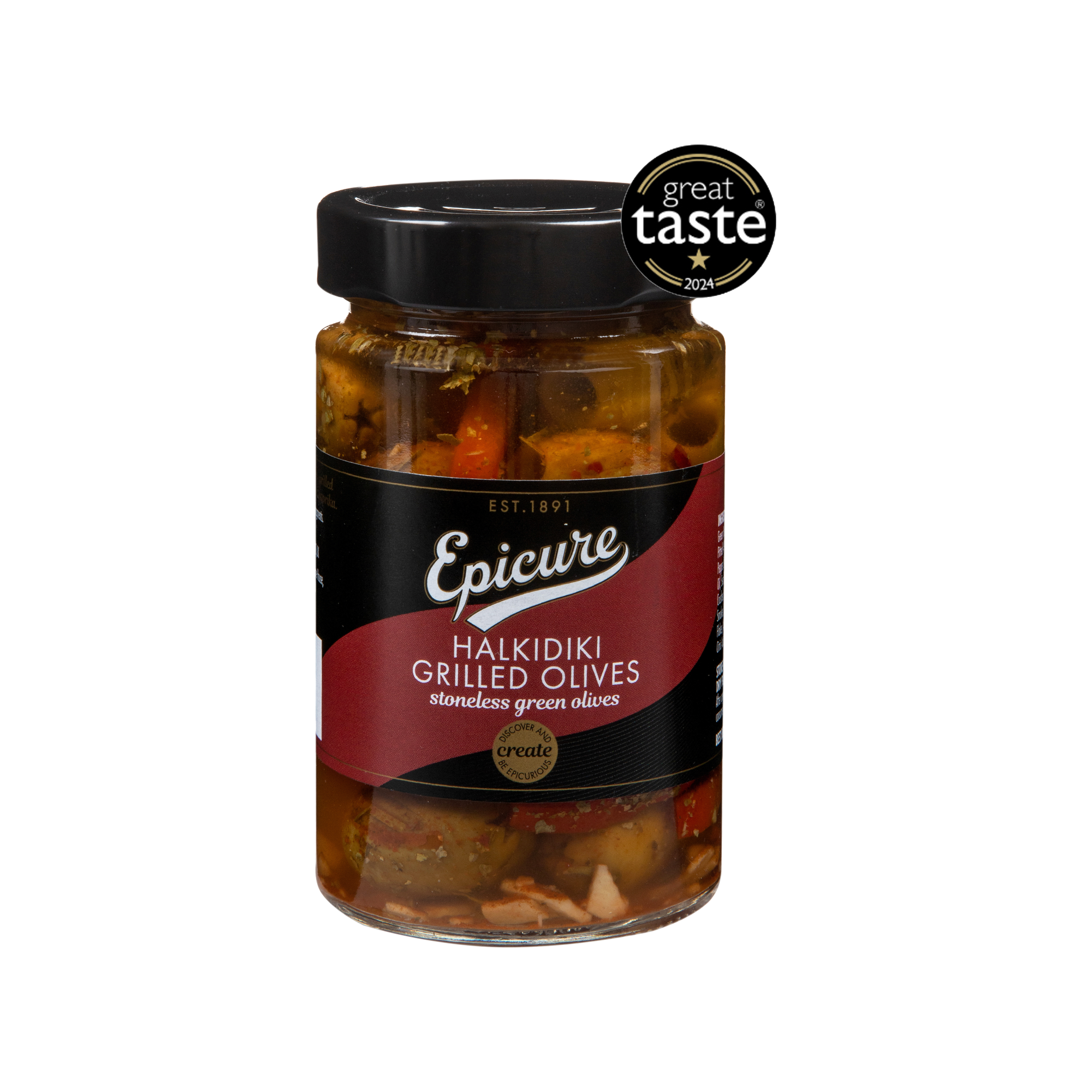 GRILLED STONELESS HALKIDIKI OLIVES