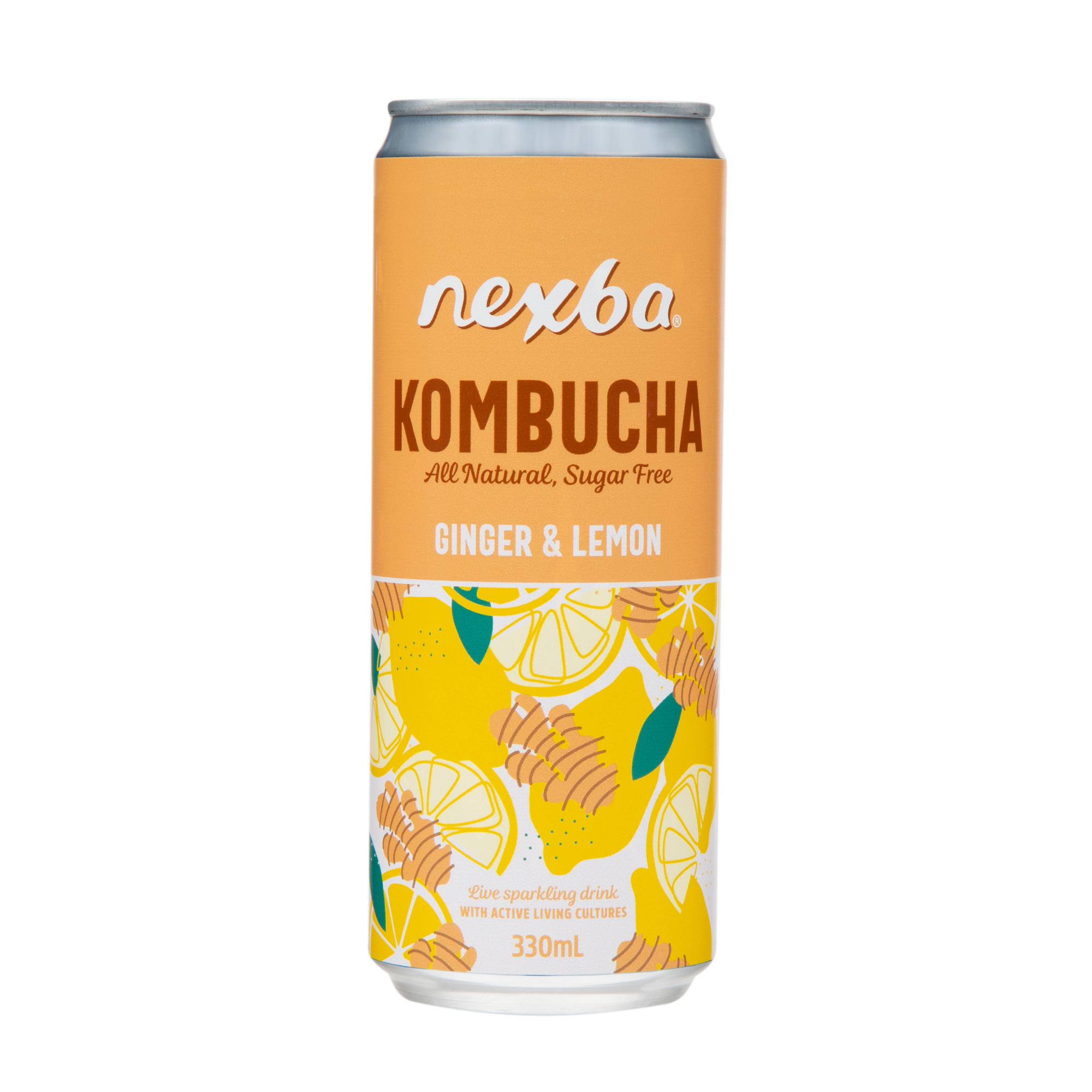 GINGER & LEMON KOMBUCHA